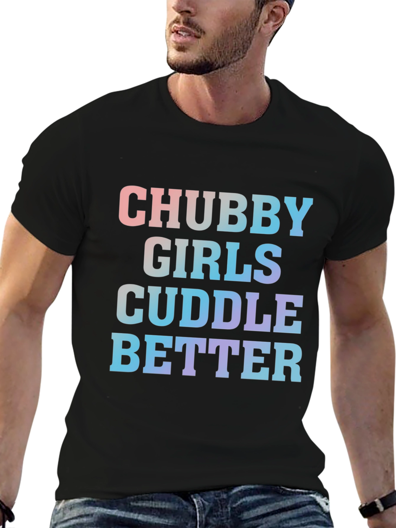 Chubby Girls Cuddle Better Tee
