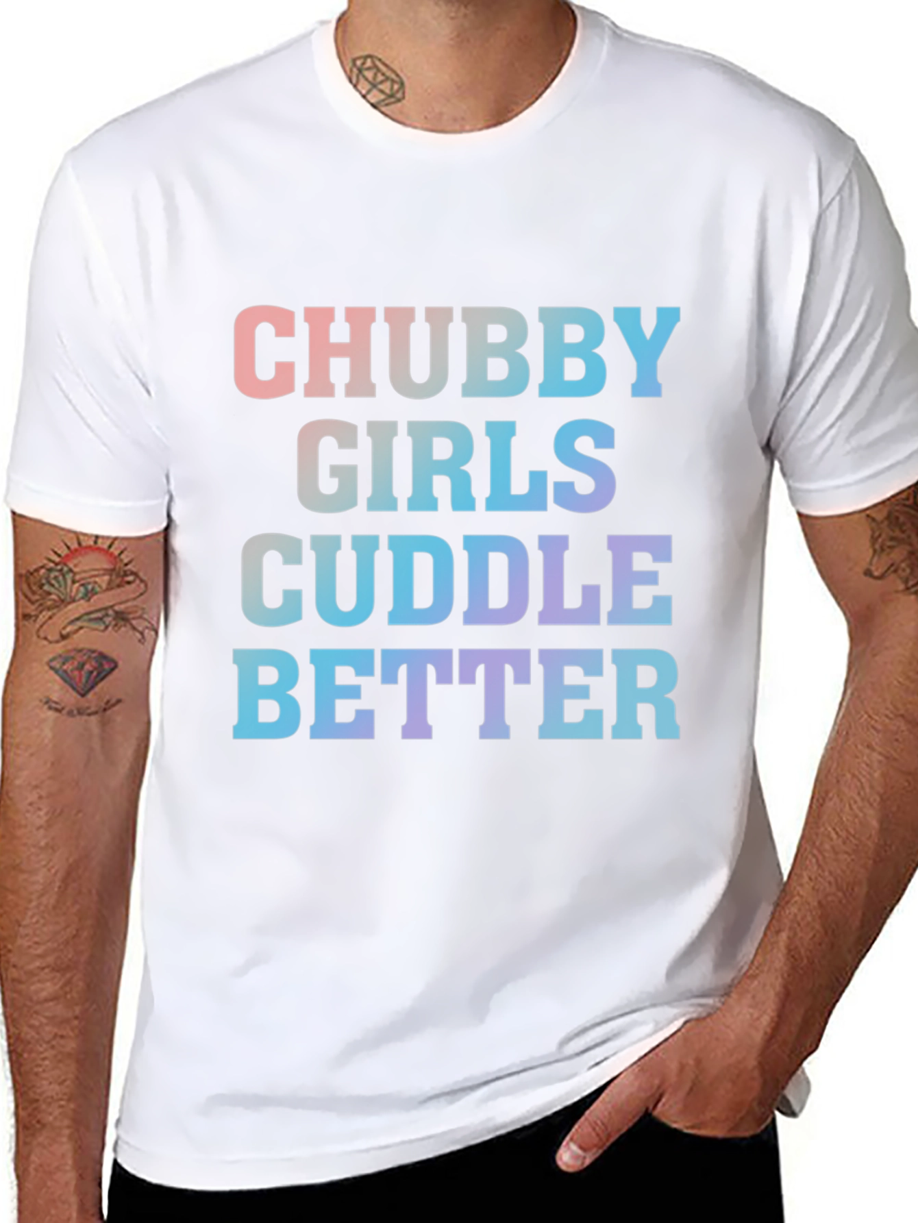 Chubby Girls Cuddle Better Tee