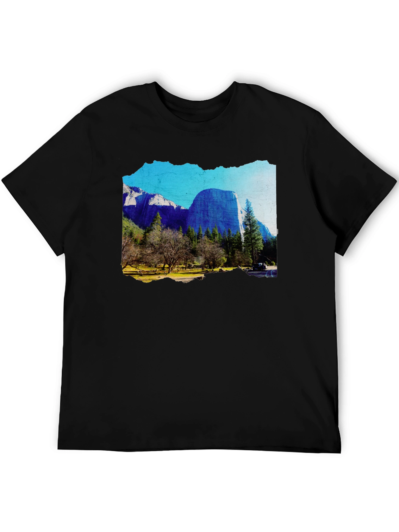 Mountain Graphic Tee - Scenic Black T-Shirt