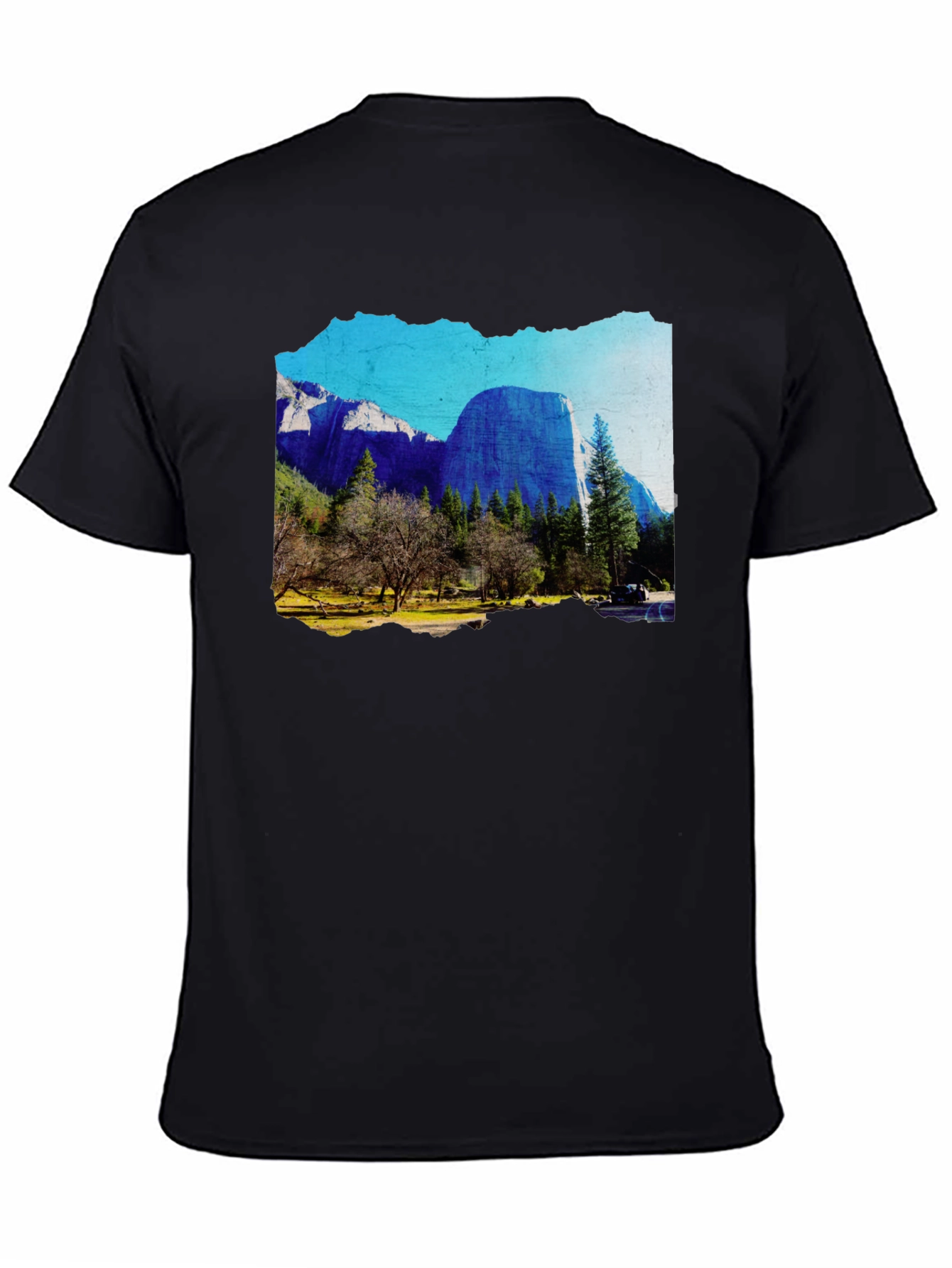 Mountain Graphic Tee - Scenic Black T-Shirt