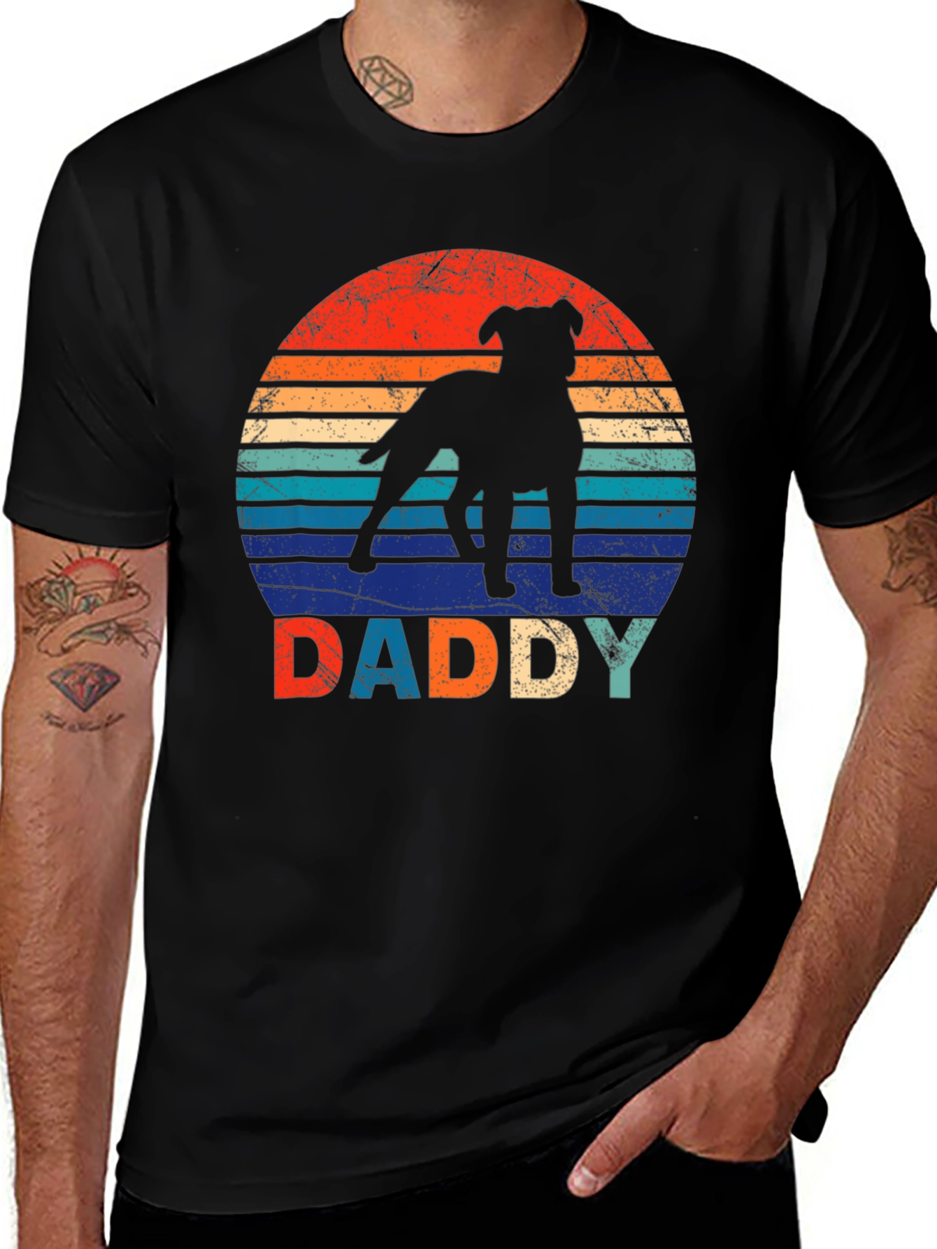 Retro Dog Daddy T-Shirt
