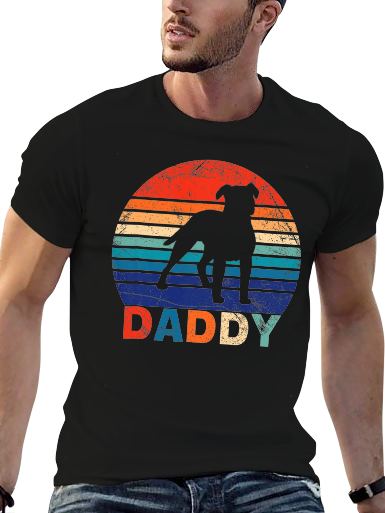 Retro Dog Daddy T-Shirt