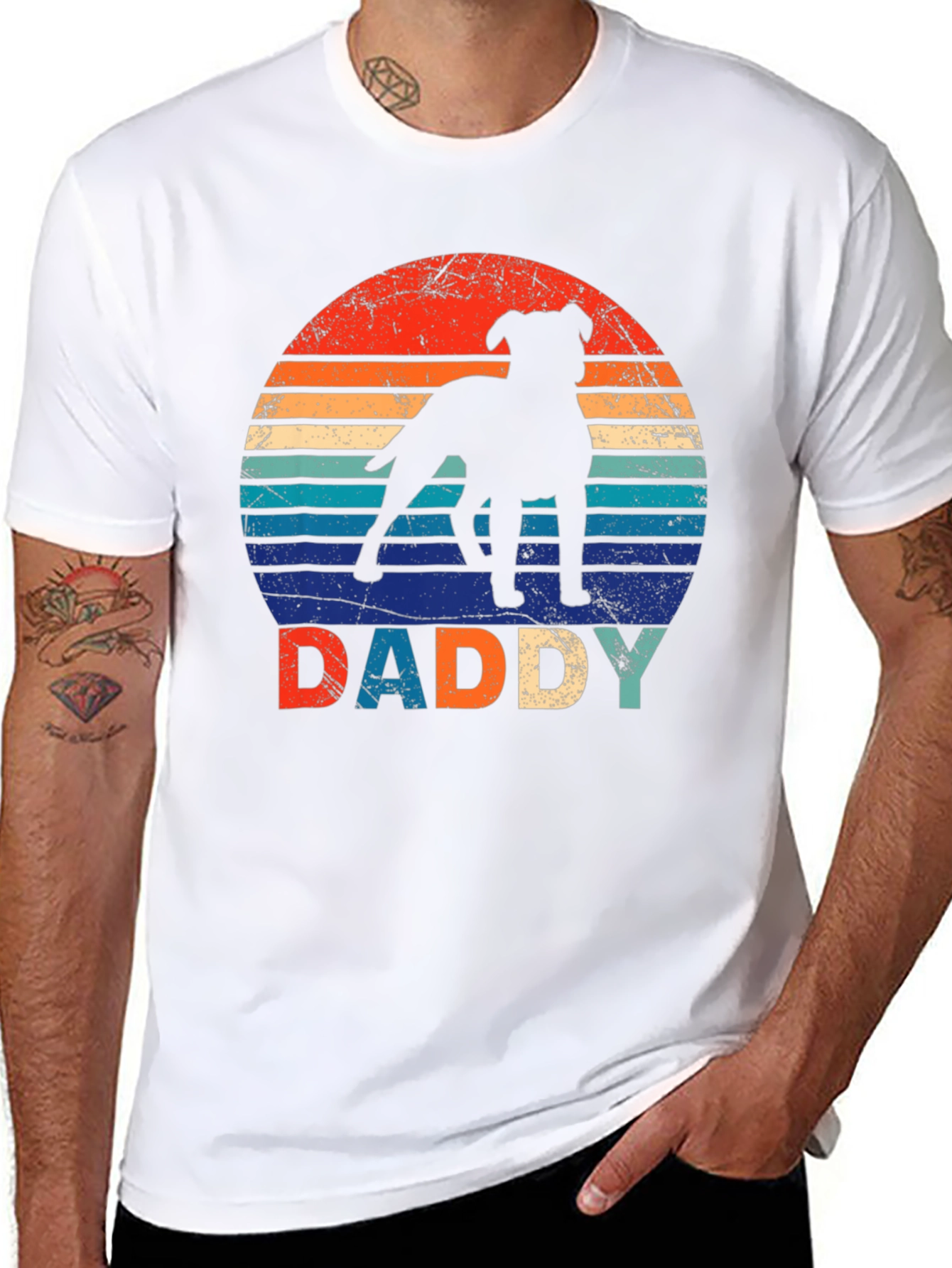 Retro Dog Daddy T-Shirt