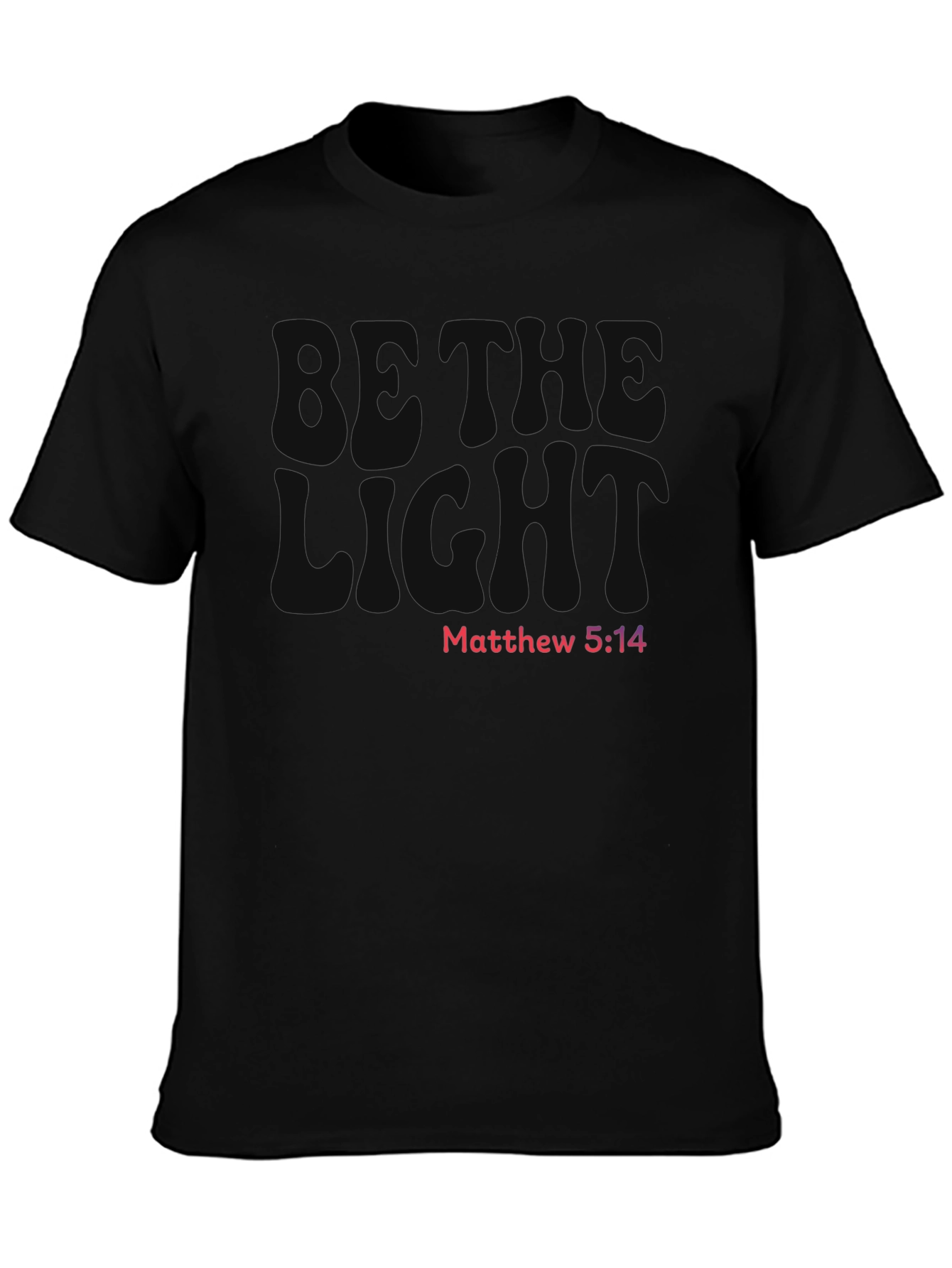 Be the Light Christian Graphic Tee
