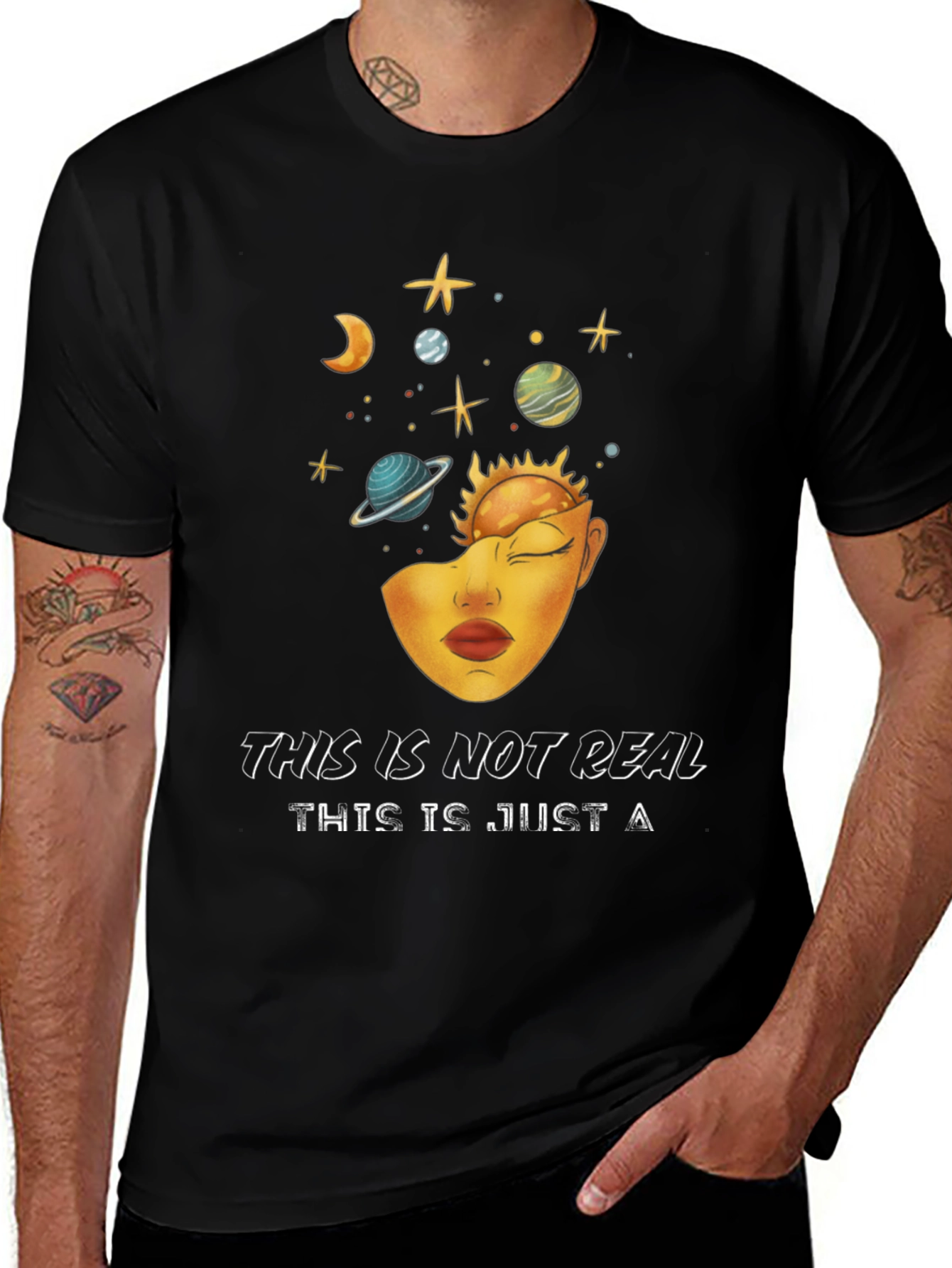 Surreal Dreamer T-Shirt - Unisex Galaxy Mind Tee