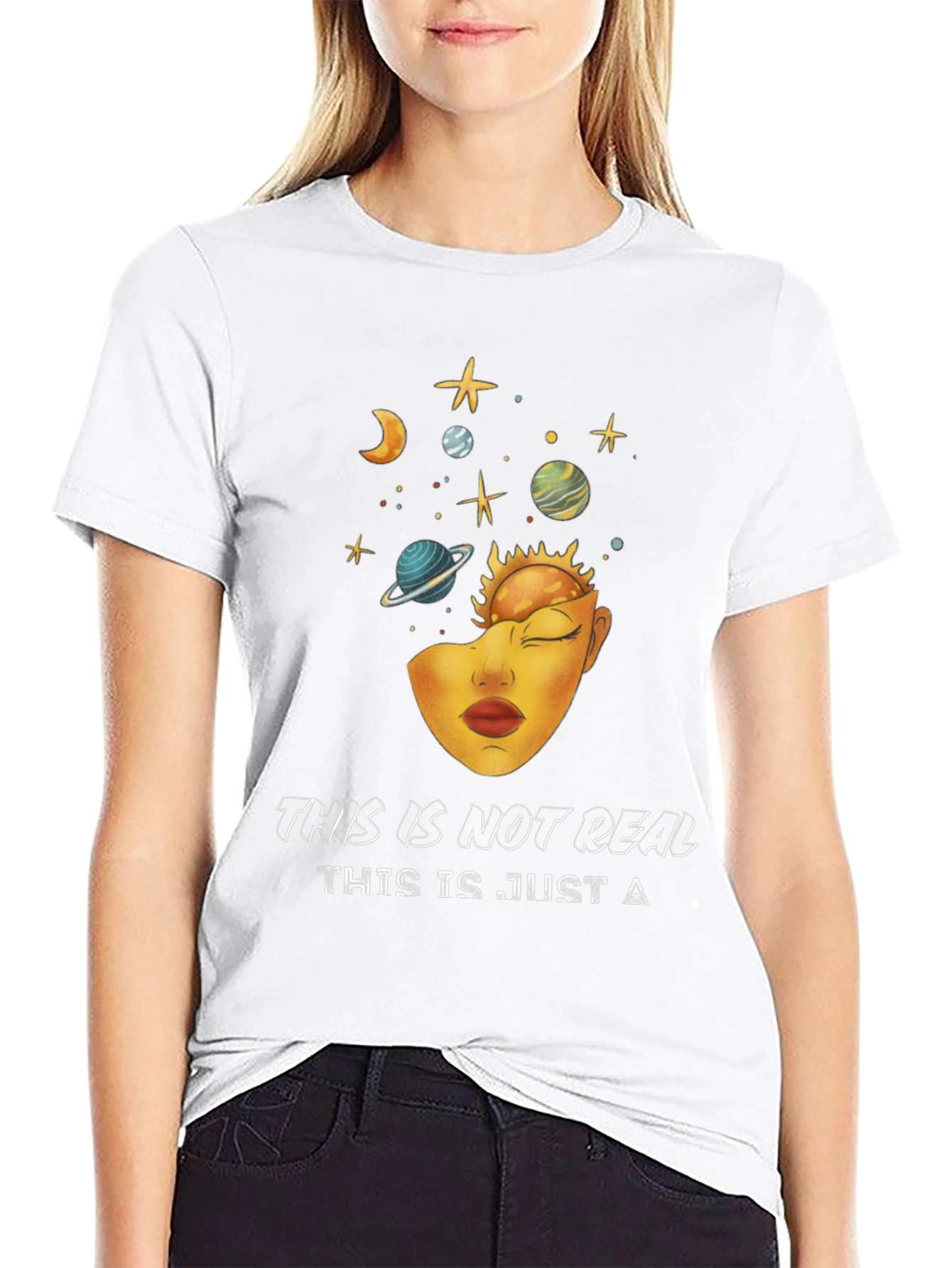 Surreal Dreamer T-Shirt - Unisex Galaxy Mind Tee