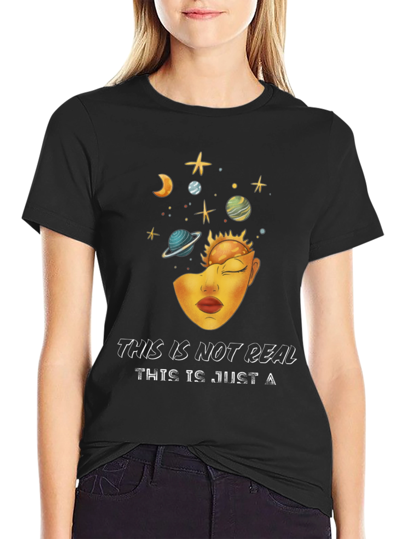 Surreal Dreamer T-Shirt - Unisex Galaxy Mind Tee
