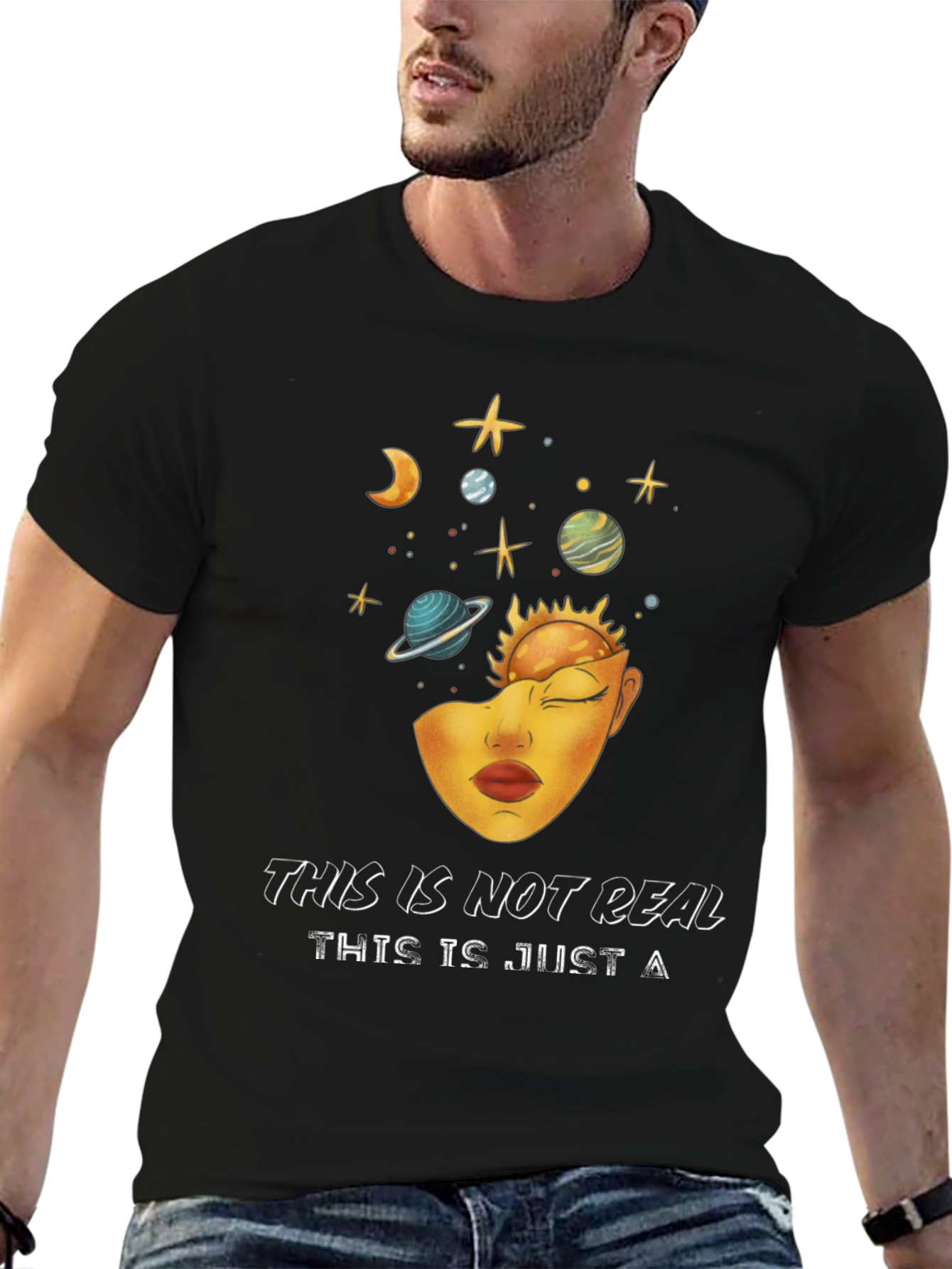 Surreal Dreamer T-Shirt - Unisex Galaxy Mind Tee