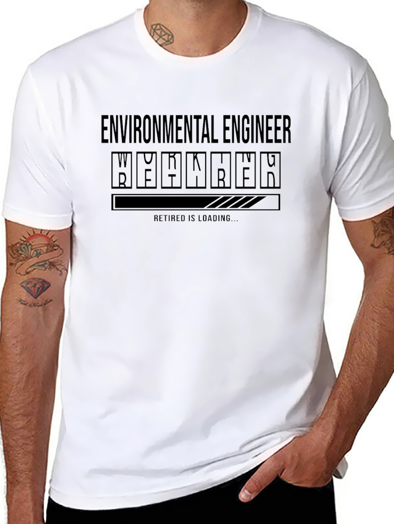 Environmental Engineer Retirement Loading T-Shirt
