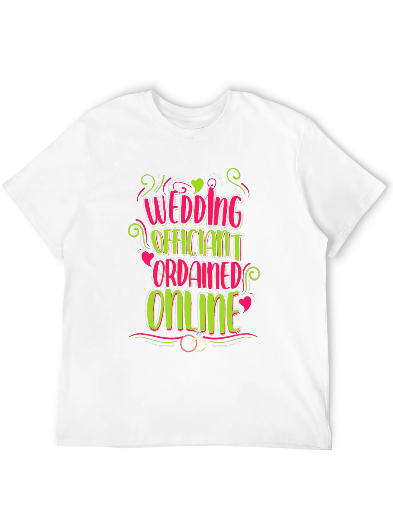 Wedding Officiant Ordained Online T-Shirt