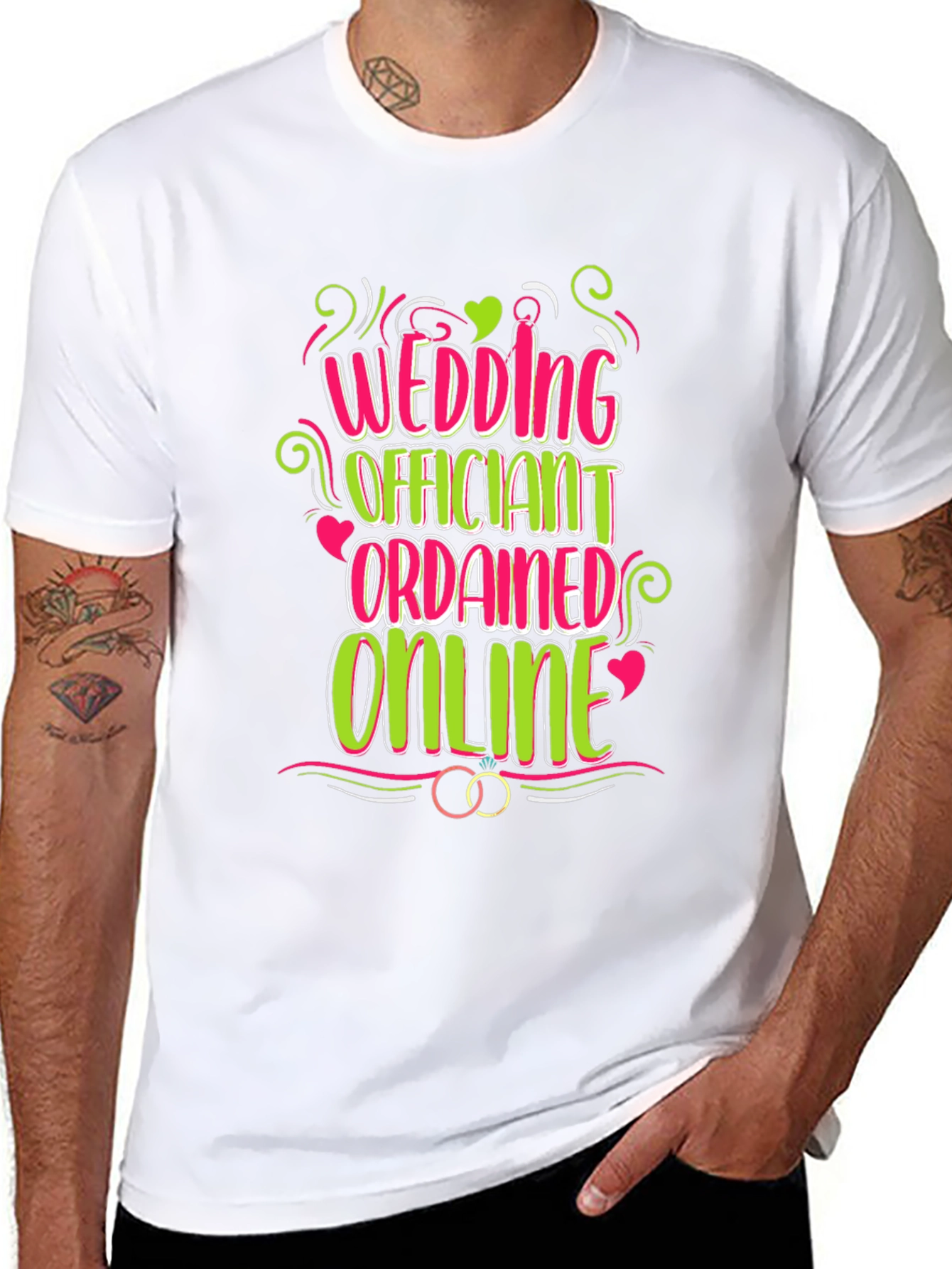 Wedding Officiant Ordained Online T-Shirt