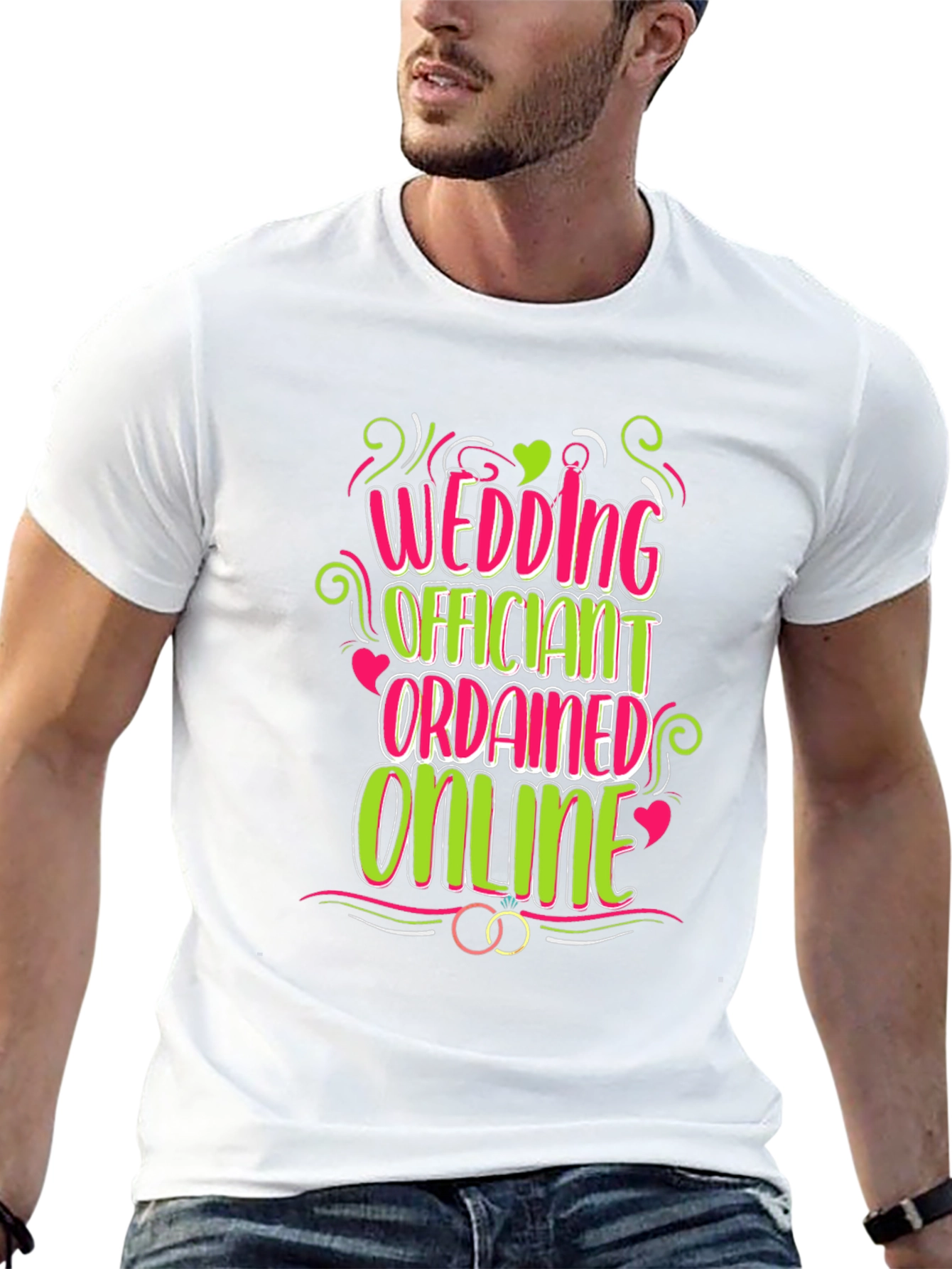 Wedding Officiant Ordained Online T-Shirt