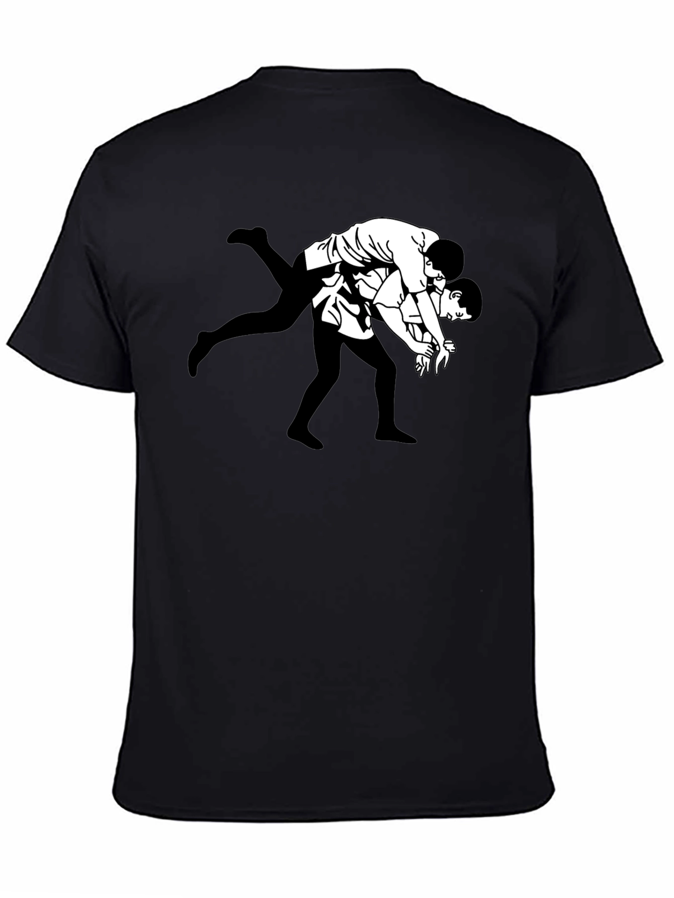 Wrestling Graphic Tee - Black