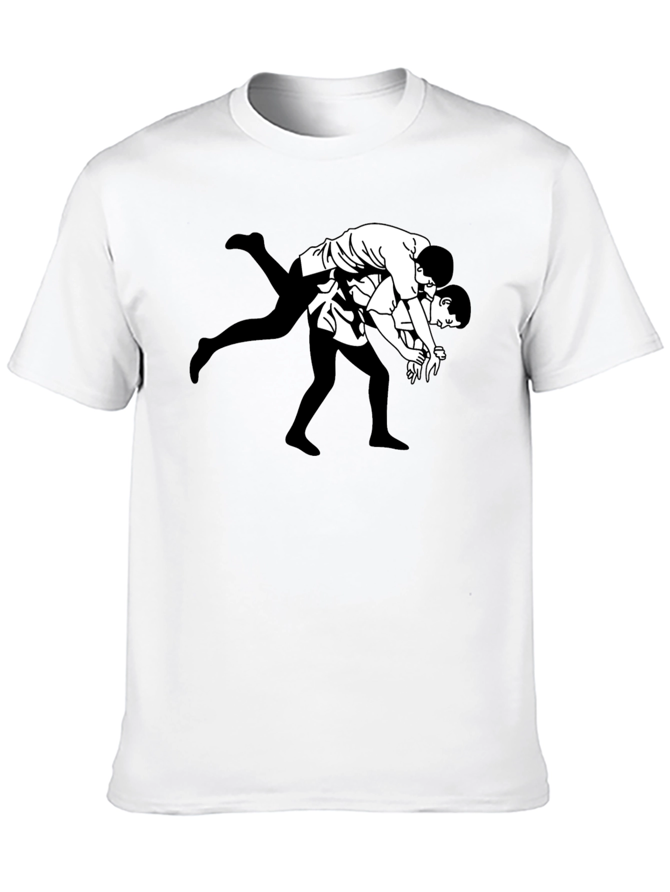 Wrestling Graphic Tee - Black