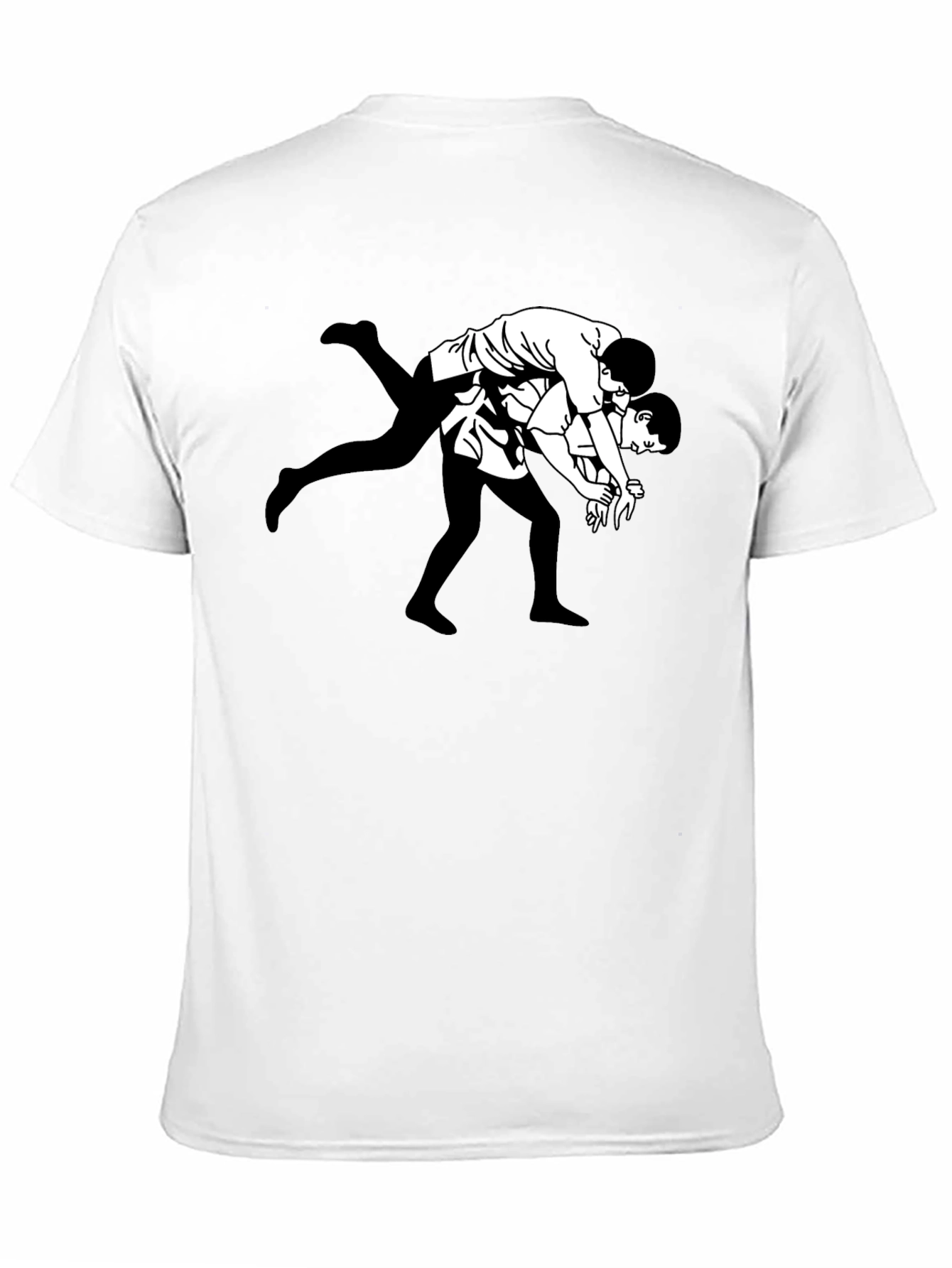 Wrestling Graphic Tee - Black