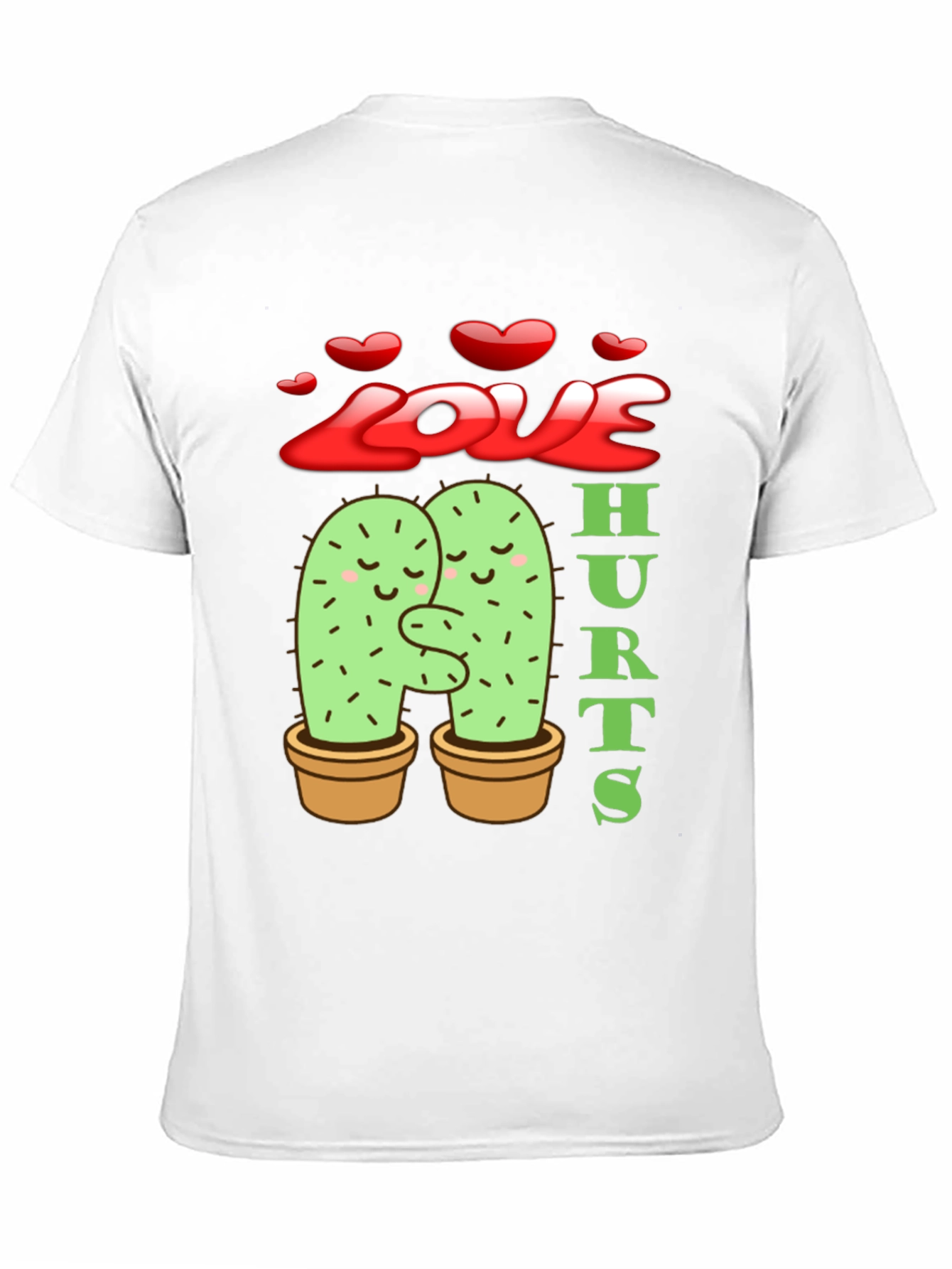 Love Hurts Cactus Graphic T-Shirt
