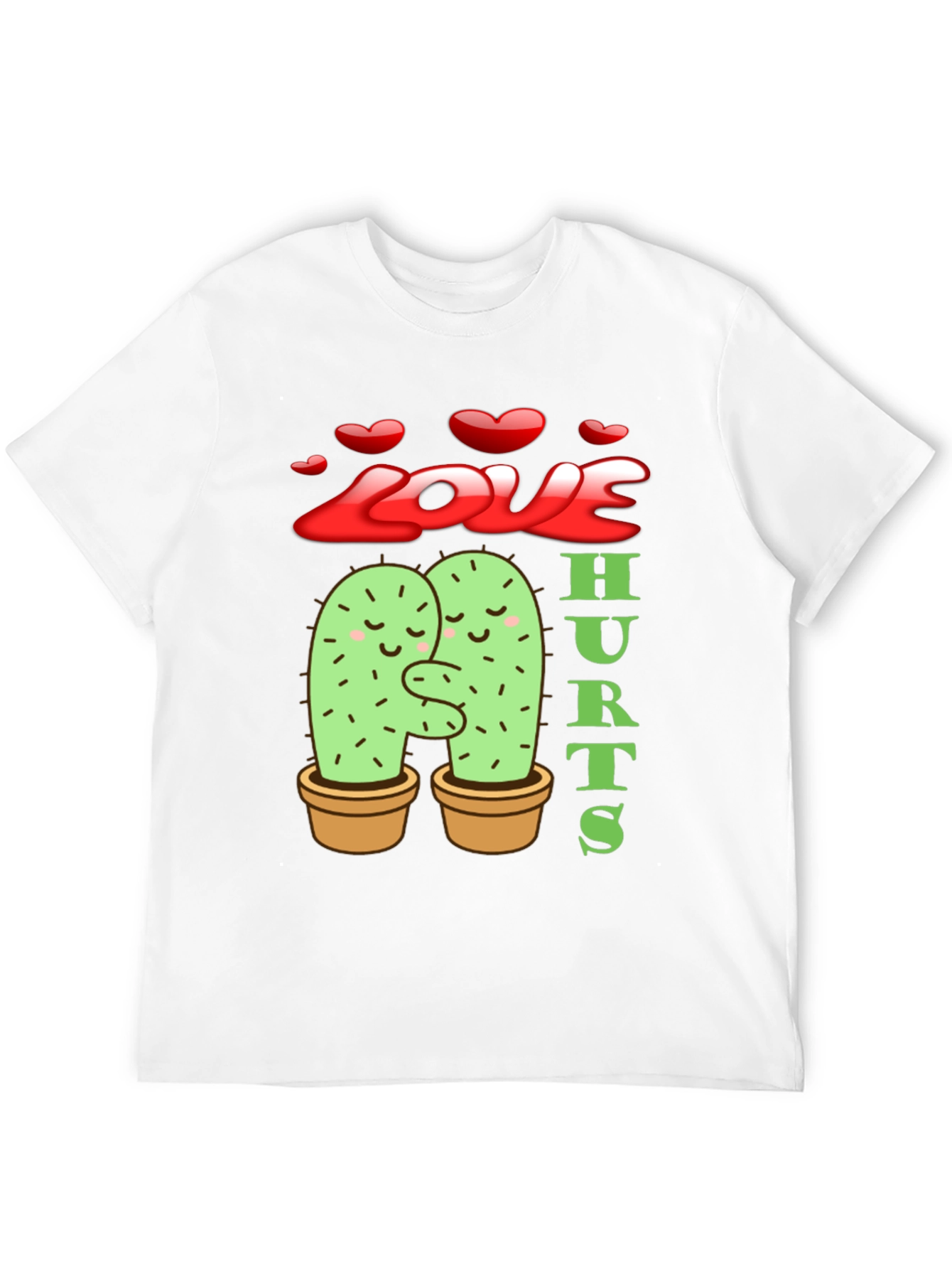 Love Hurts Cactus Graphic T-Shirt