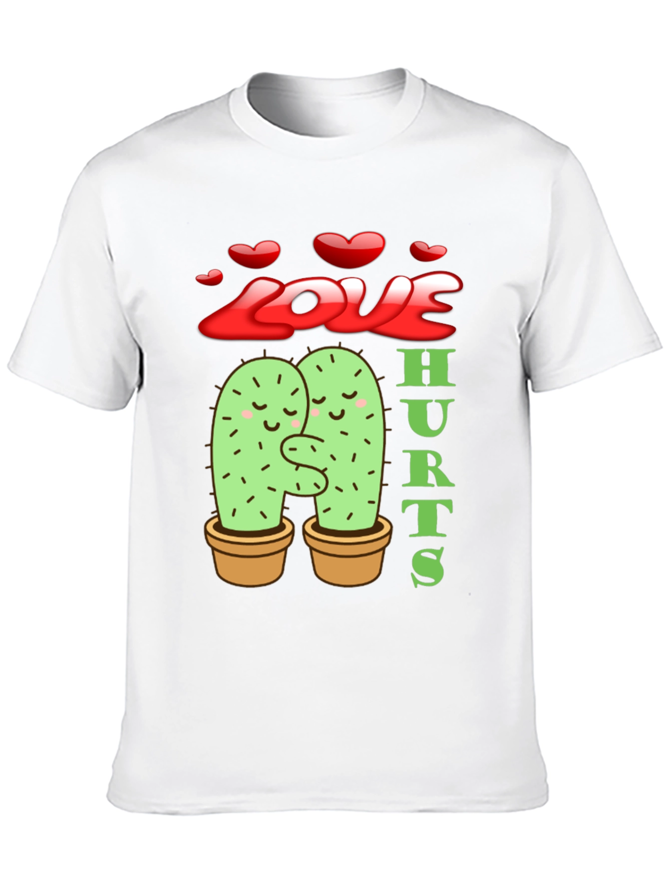 Love Hurts Cactus Graphic T-Shirt