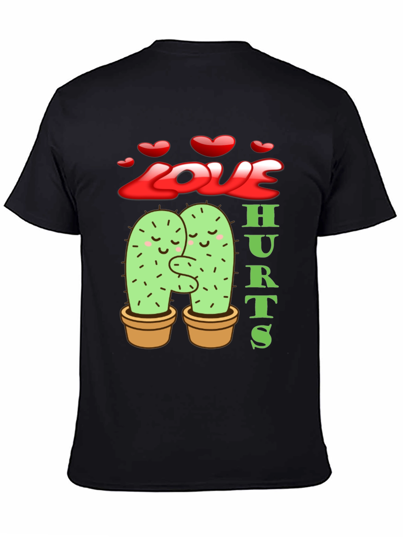 Love Hurts Cactus Graphic T-Shirt