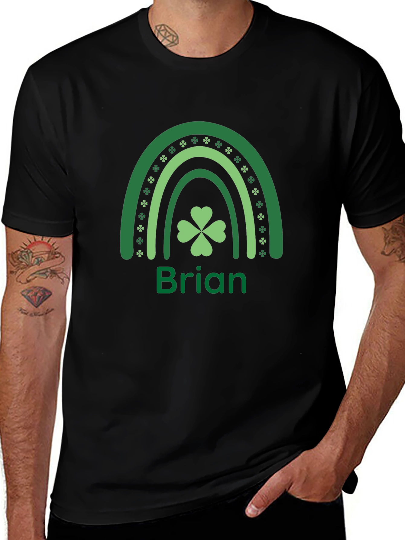 St. Patricks Day Rainbow Brian T-Shirt