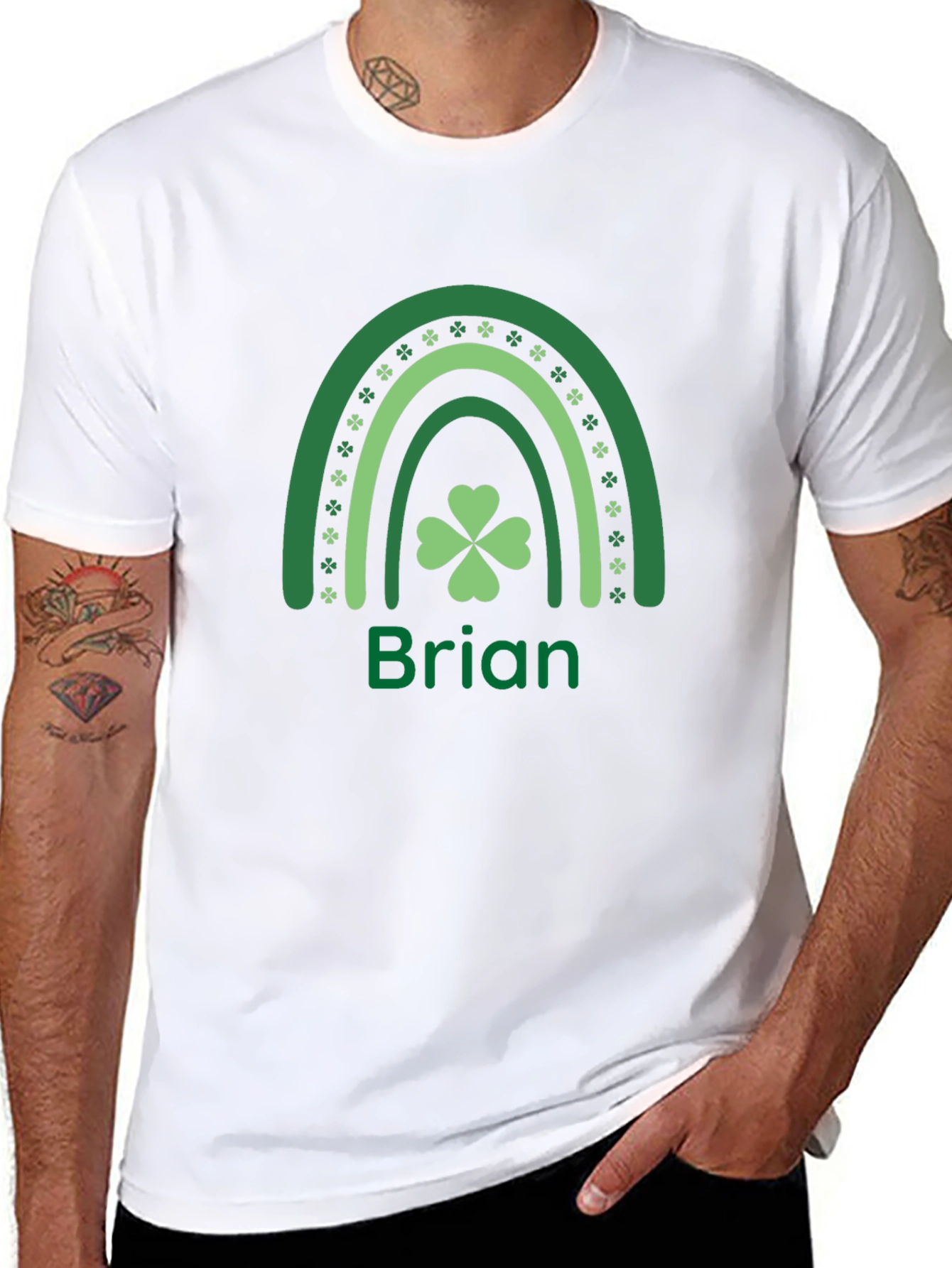 St. Patricks Day Rainbow Brian T-Shirt