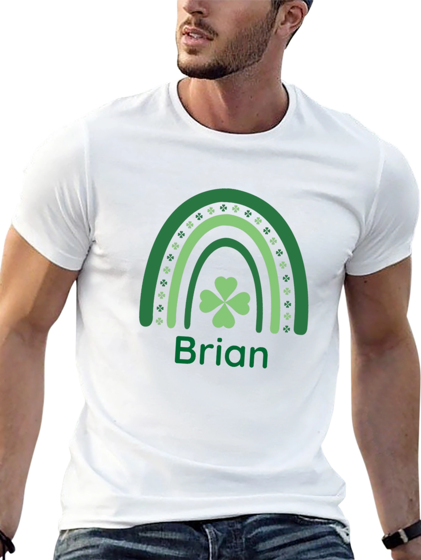 St. Patricks Day Rainbow Brian T-Shirt