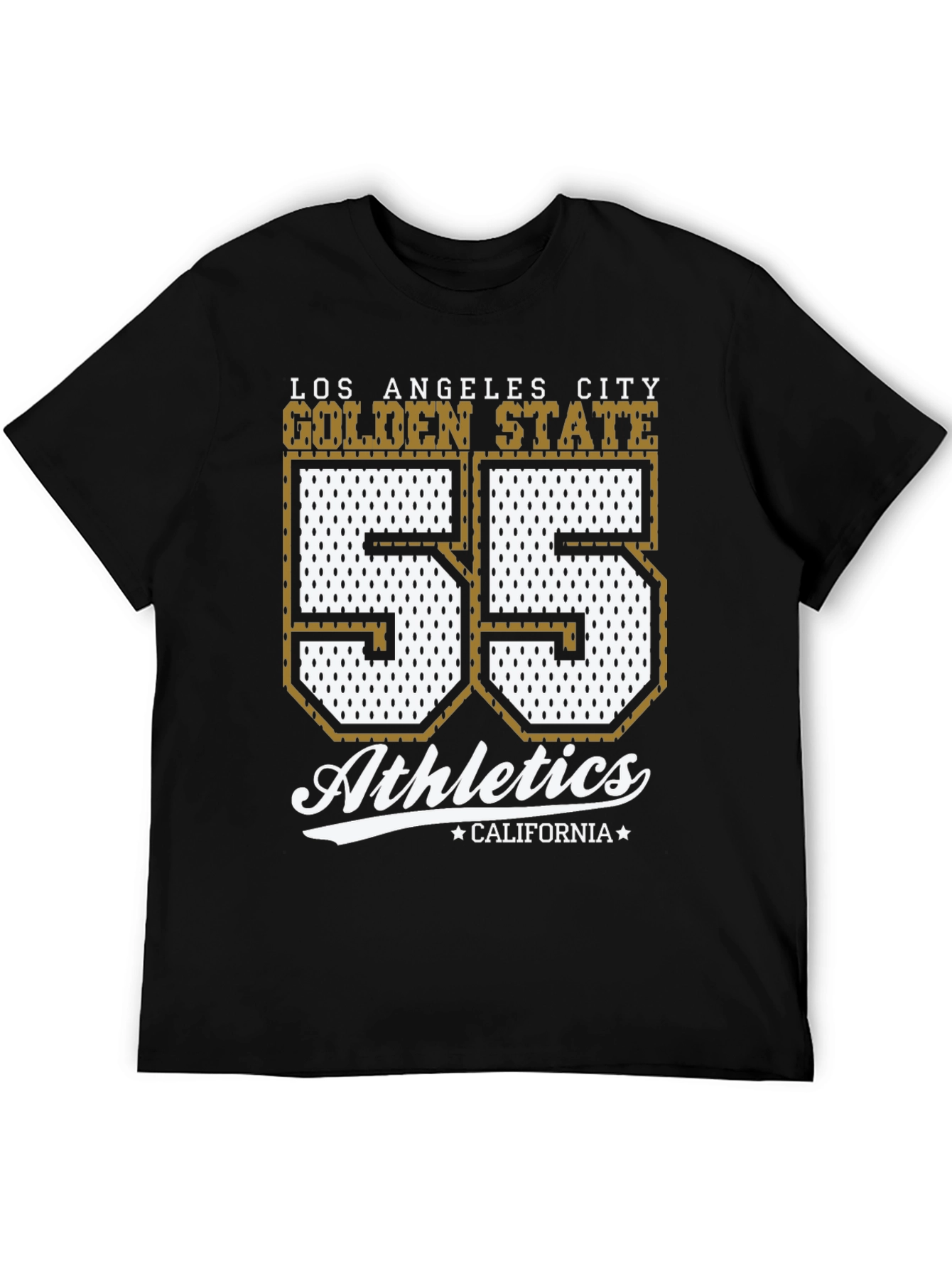 Golden State Athletics Tee - Number 55 Black T-Shirt