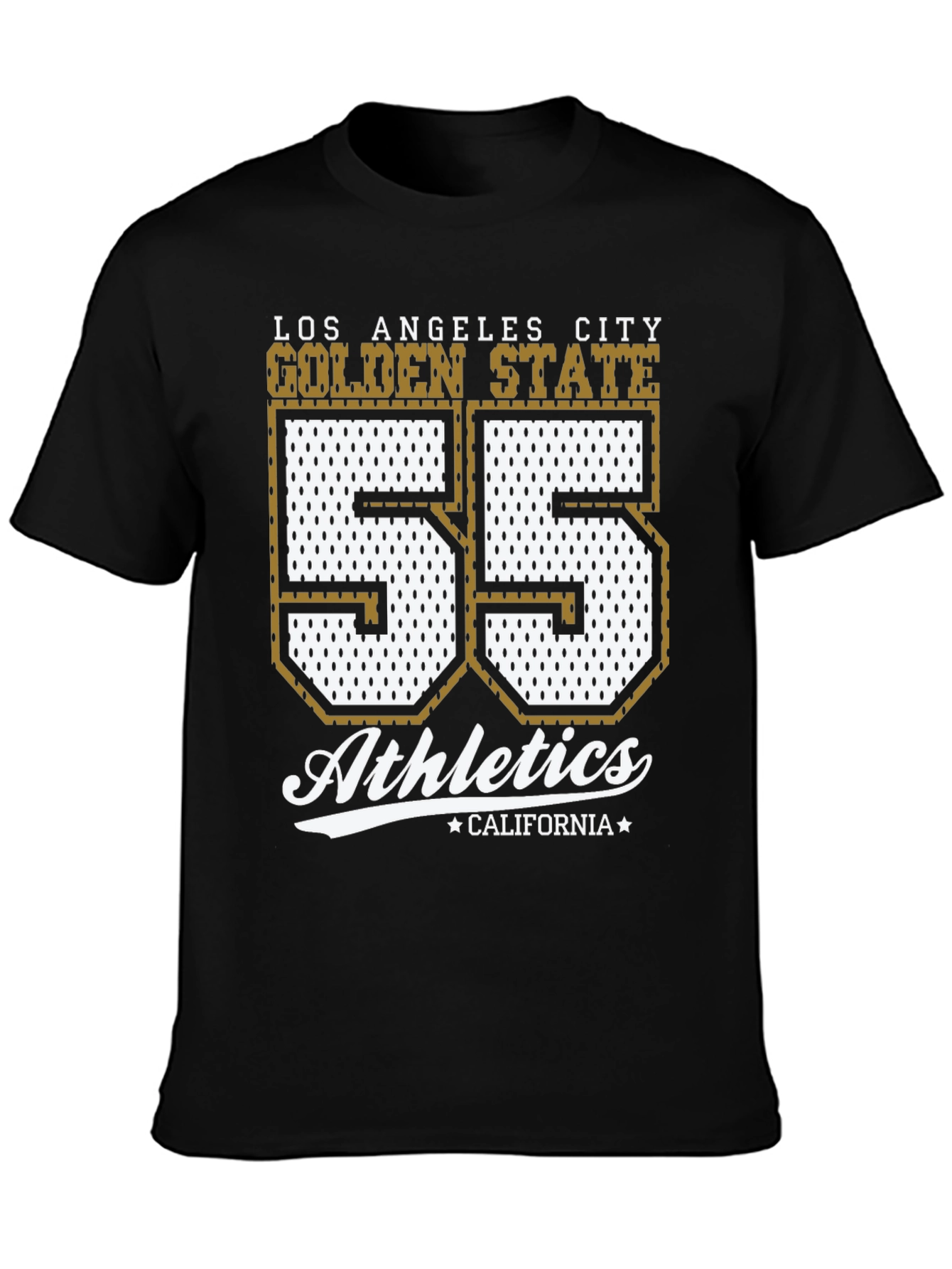 Golden State Athletics Tee - Number 55 Black T-Shirt