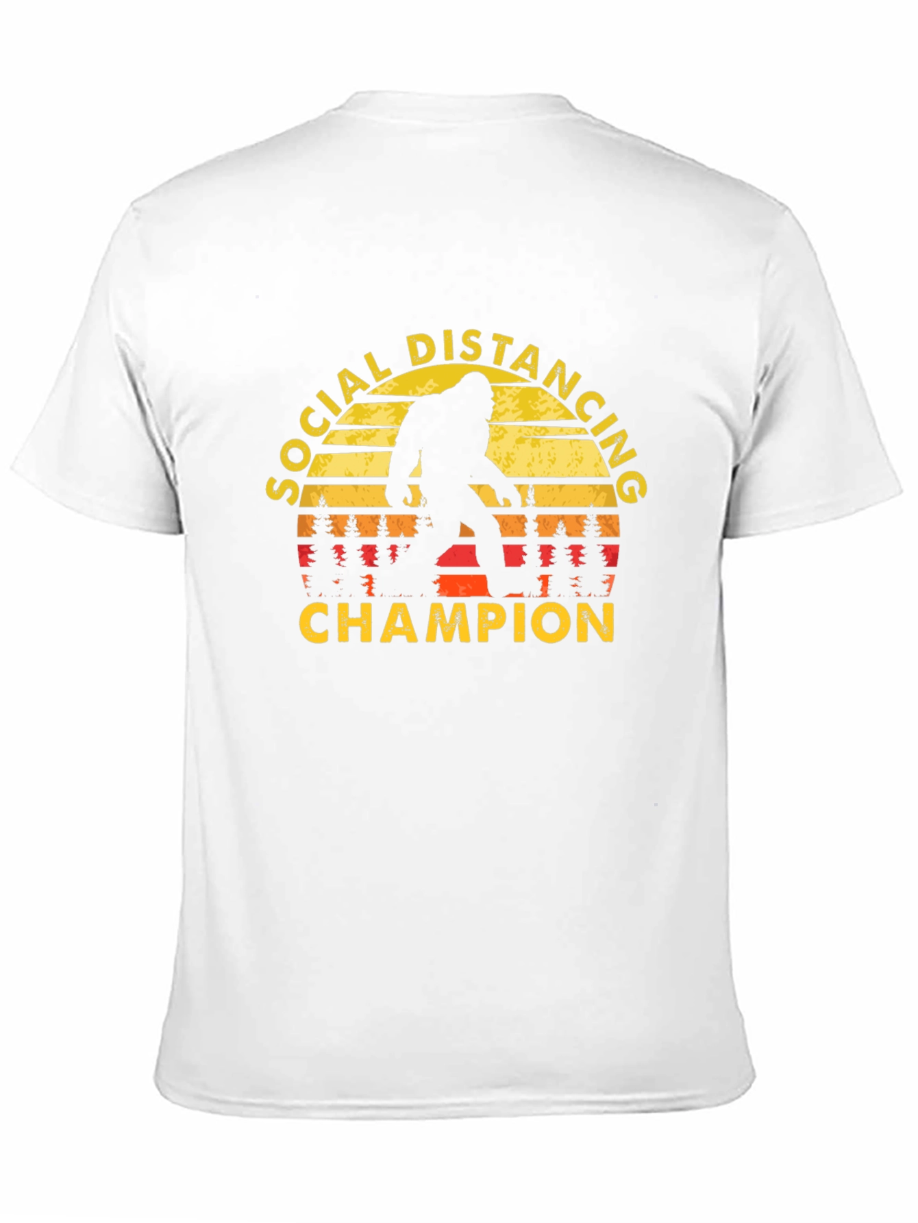 Social Distancing Champion Bigfoot T-Shirt