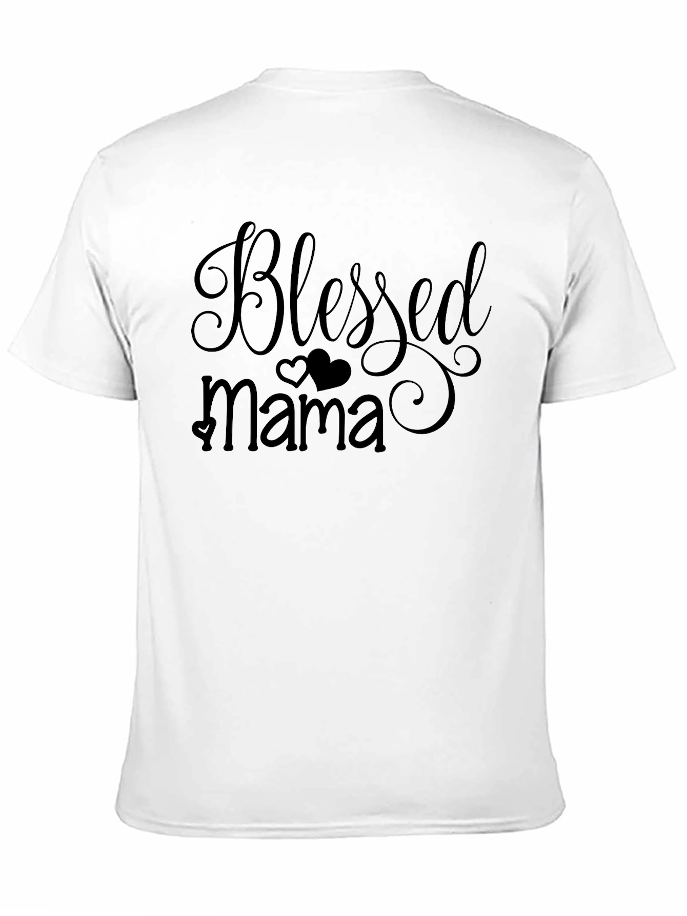 Blessed Mama Graphic T-Shirt - Black