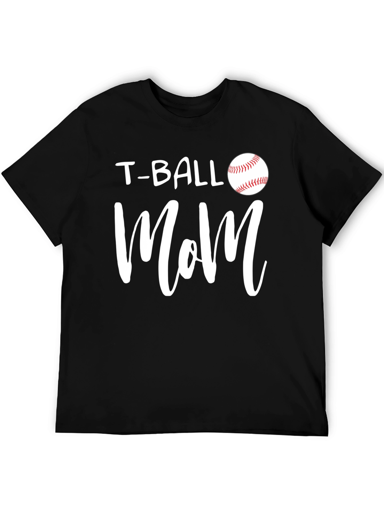 T-Ball Mom Graphic Tee - Baseball Lover Shirt