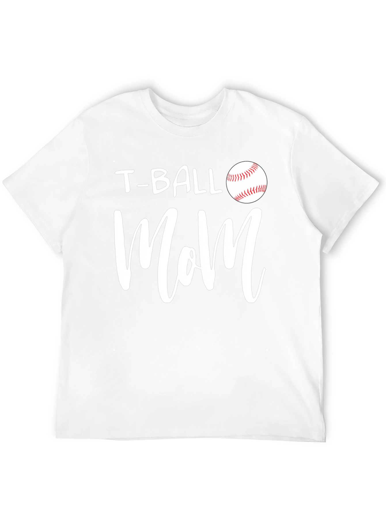 T-Ball Mom Graphic Tee - Baseball Lover Shirt