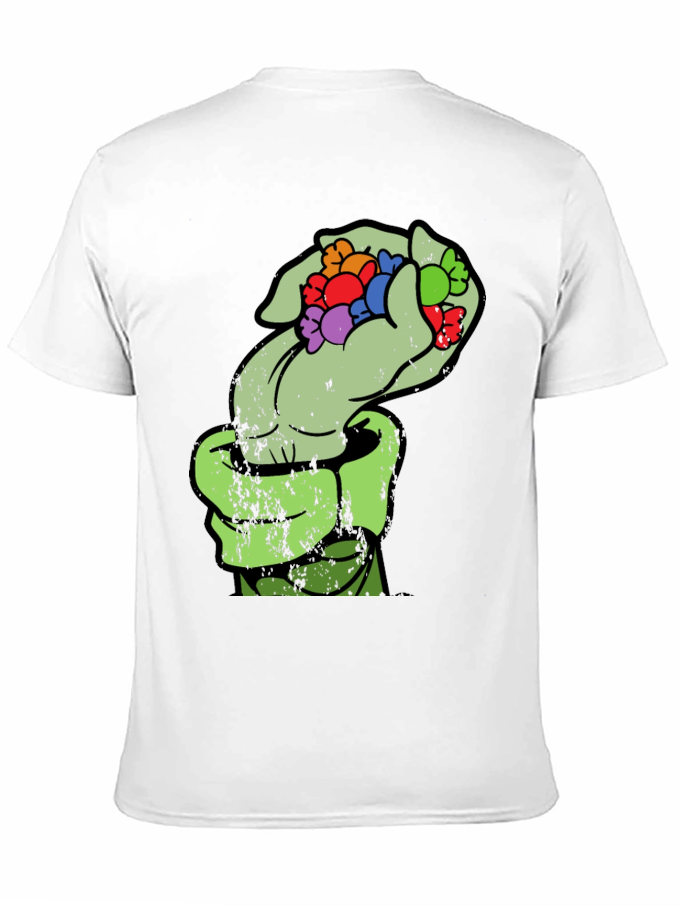 Halloween Candy Monster Hand T-Shirt