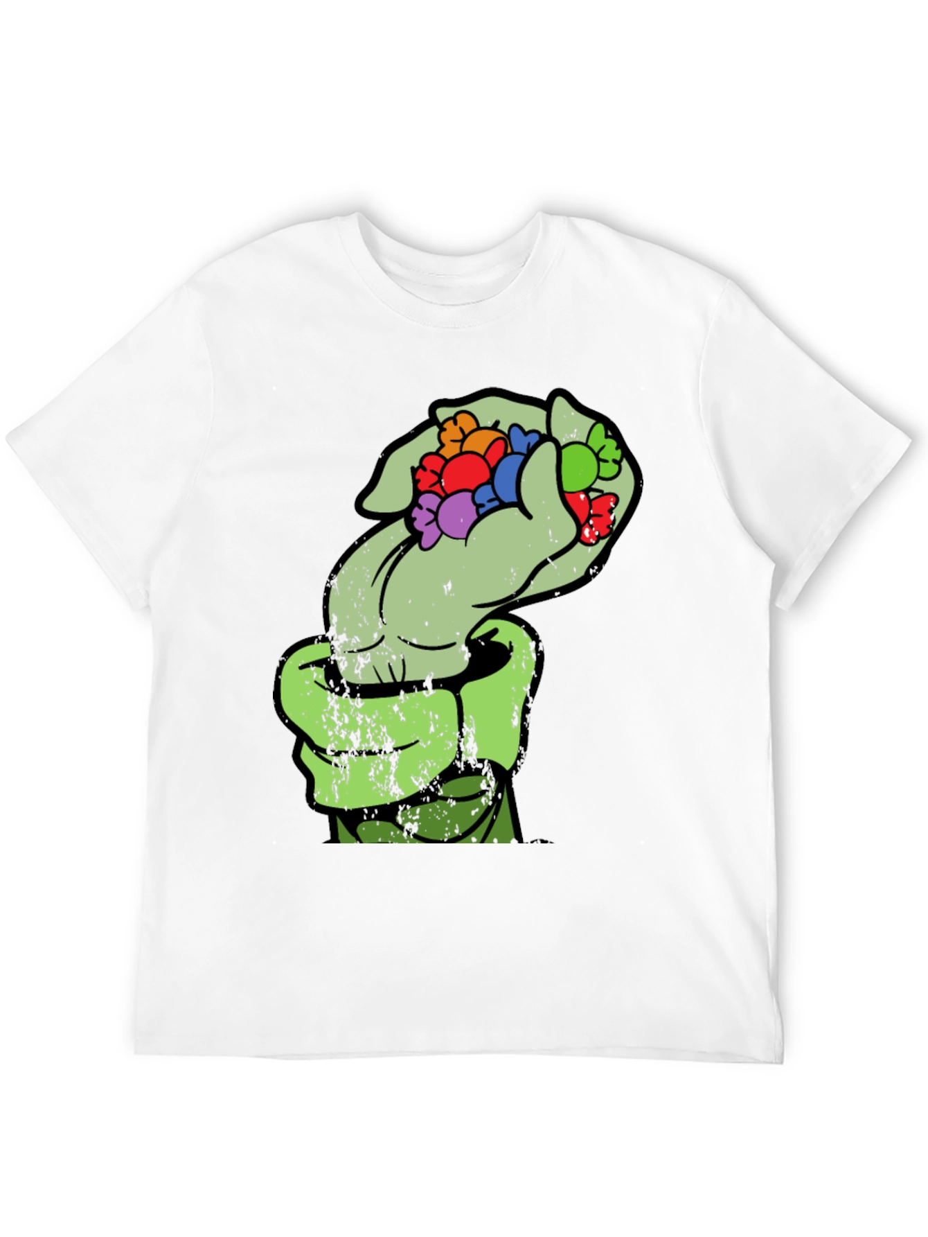 Halloween Candy Monster Hand T-Shirt