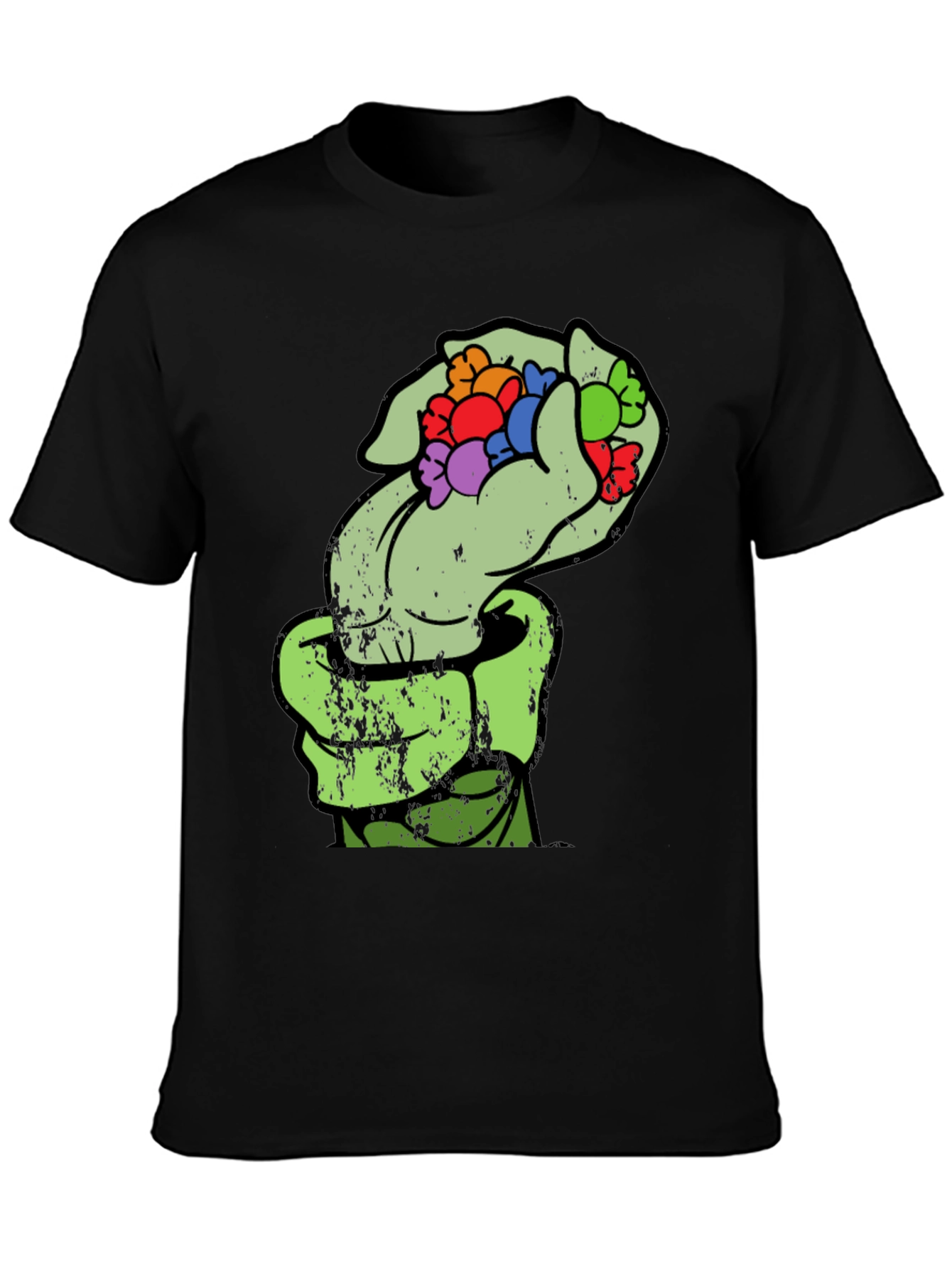 Halloween Candy Monster Hand T-Shirt