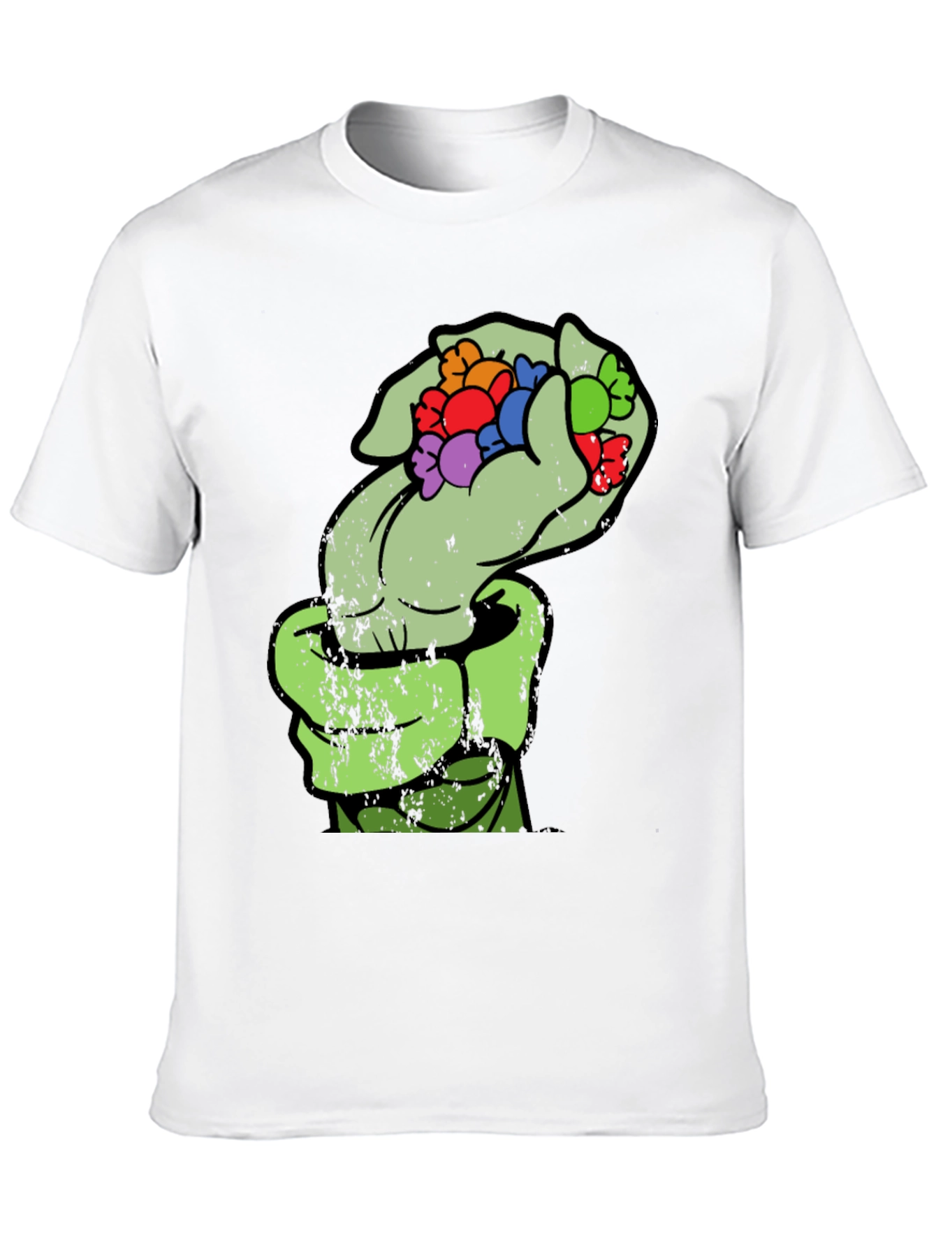 Halloween Candy Monster Hand T-Shirt