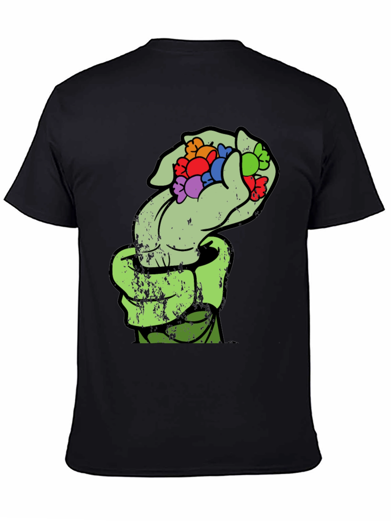 Halloween Candy Monster Hand T-Shirt