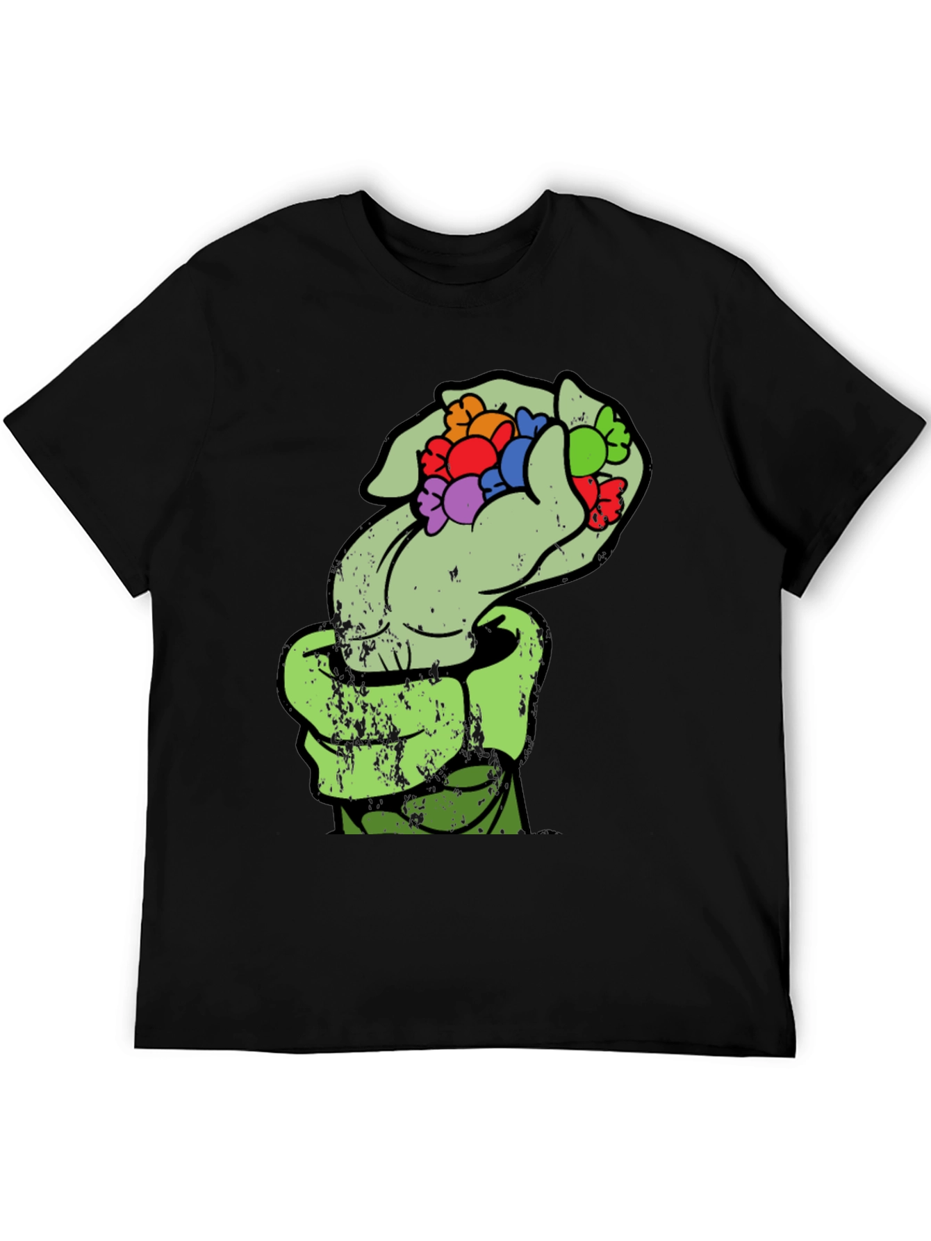 Halloween Candy Monster Hand T-Shirt