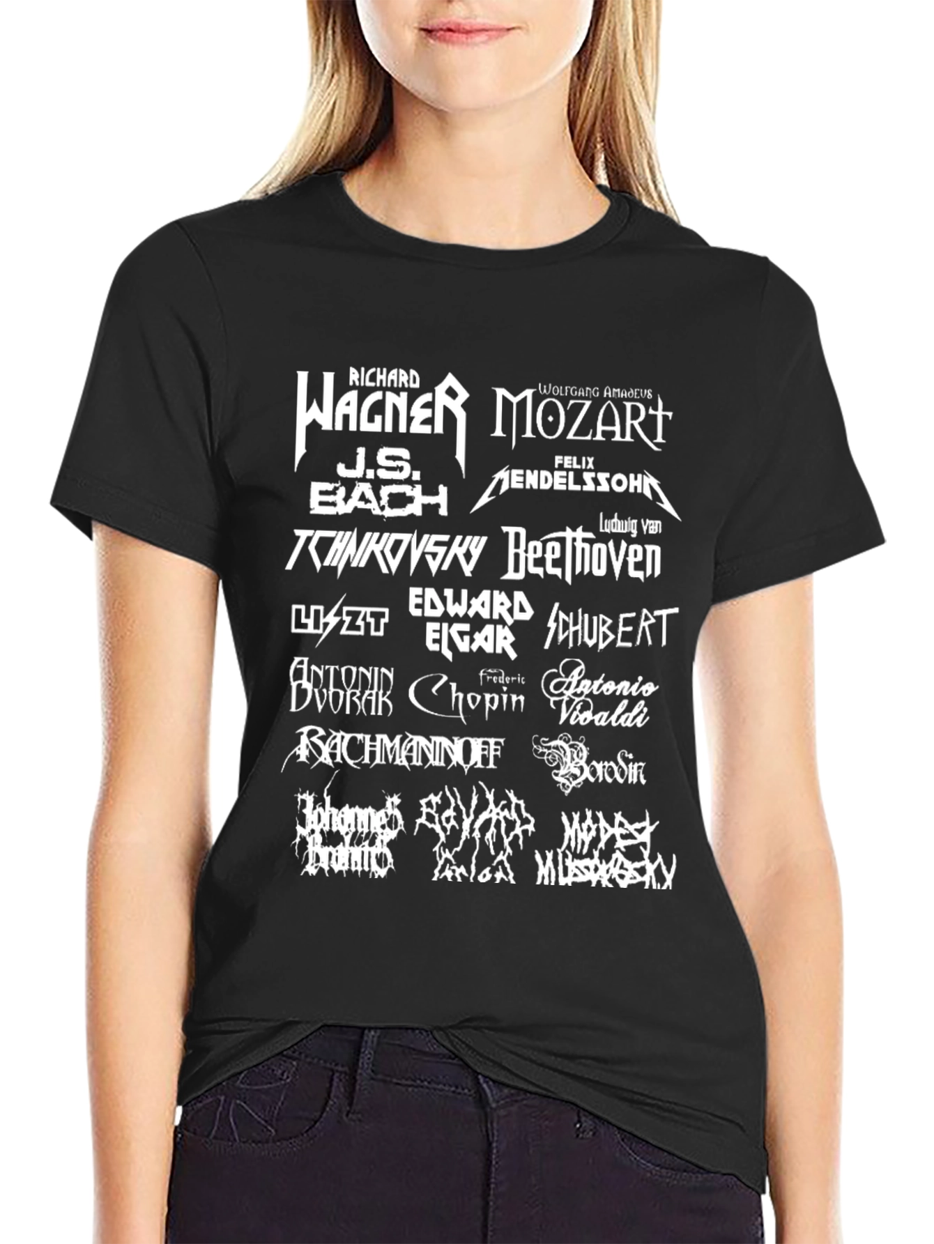 Composer Names T-Shirt - Music Lover Tee