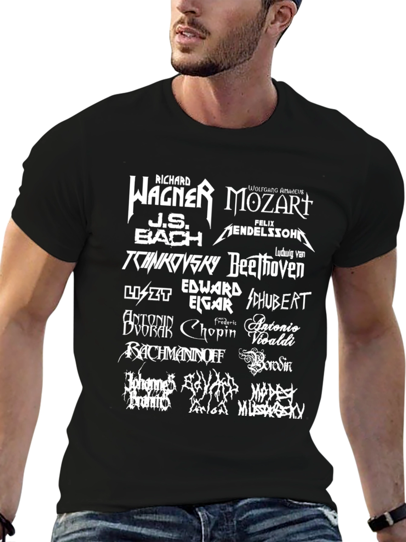 Composer Names T-Shirt - Music Lover Tee