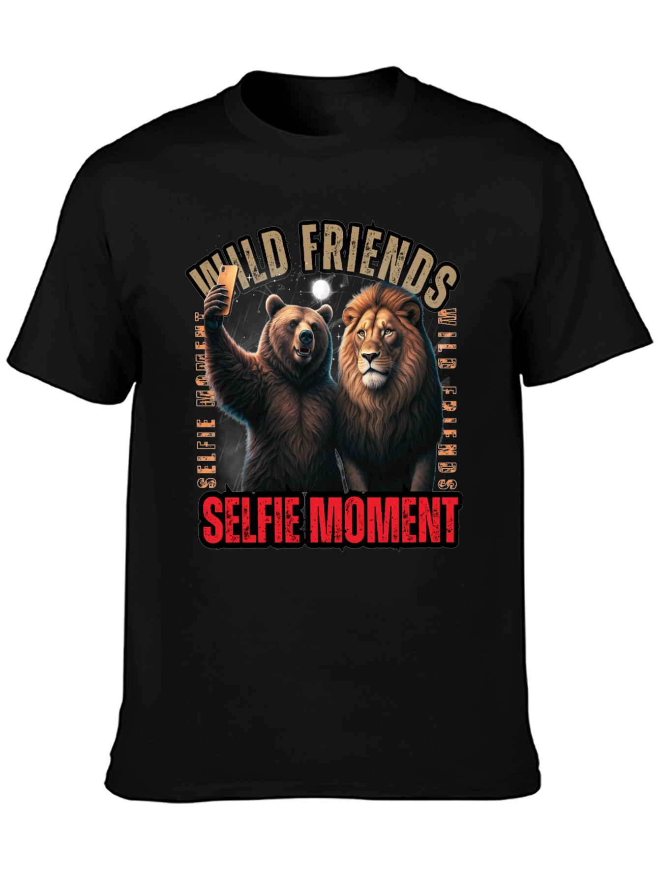 Wild Friends Selfie Graphic Tee