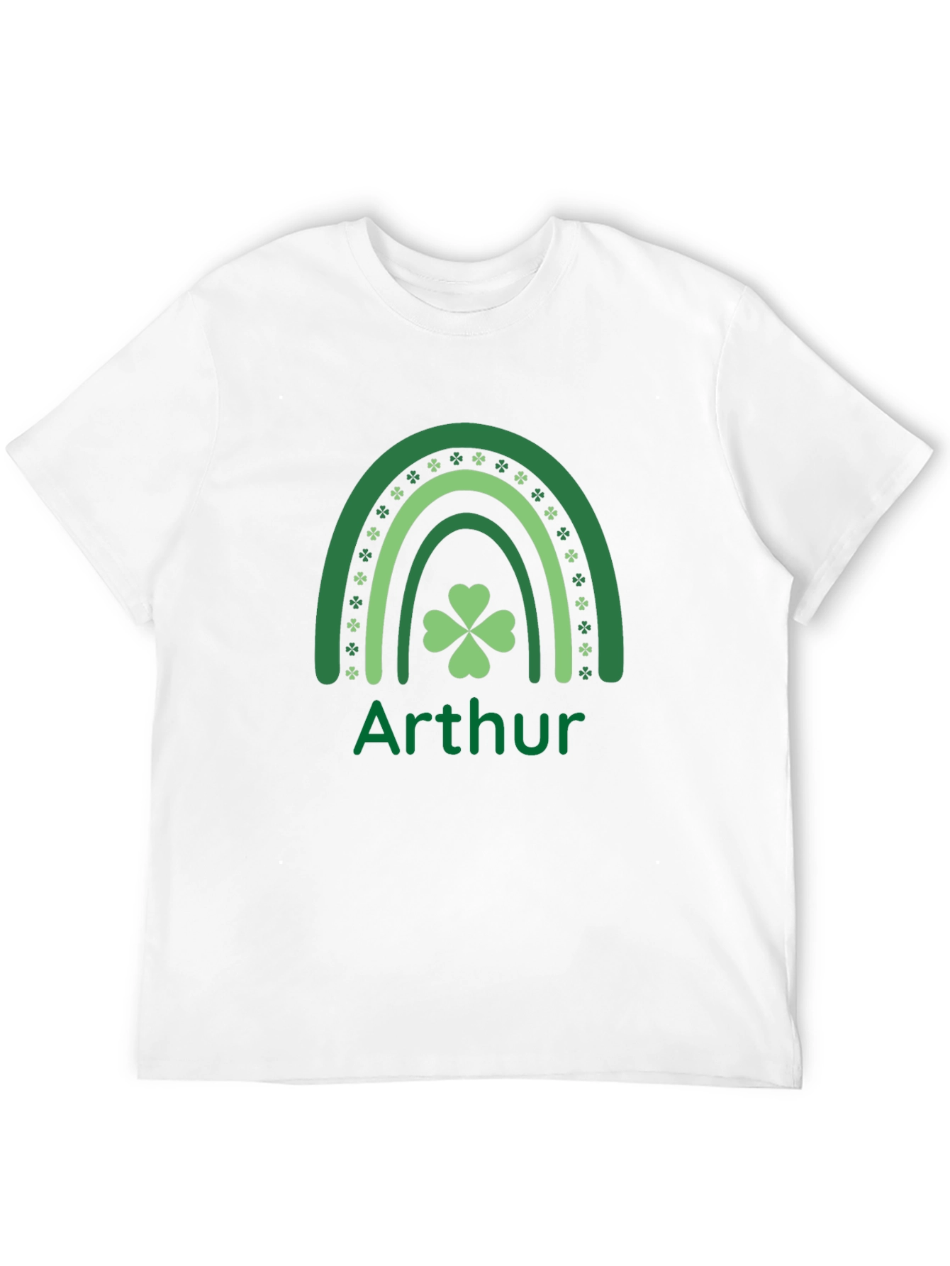 Personalized St. Patricks Day Rainbow T-Shirt