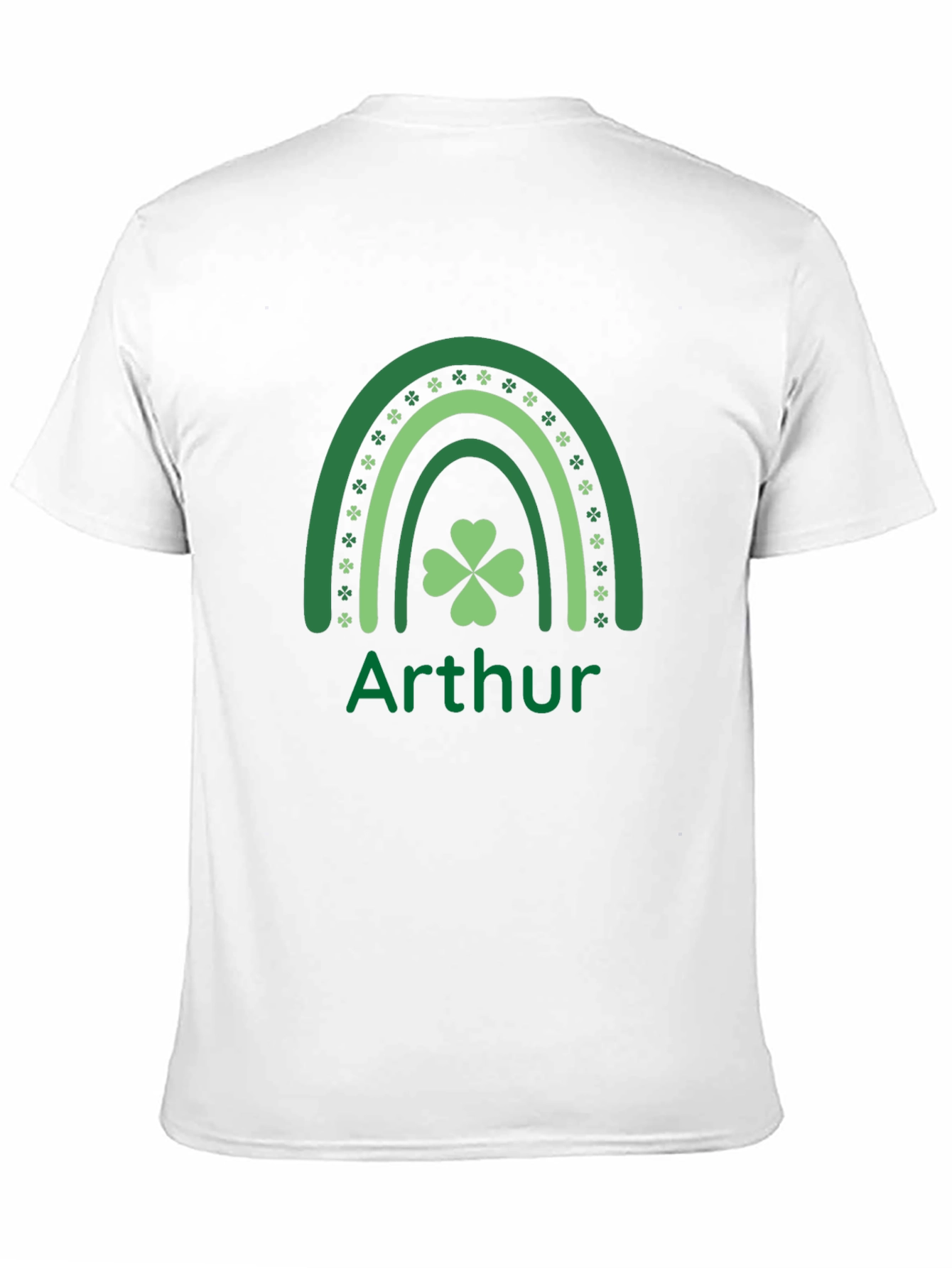 Personalized St. Patricks Day Rainbow T-Shirt
