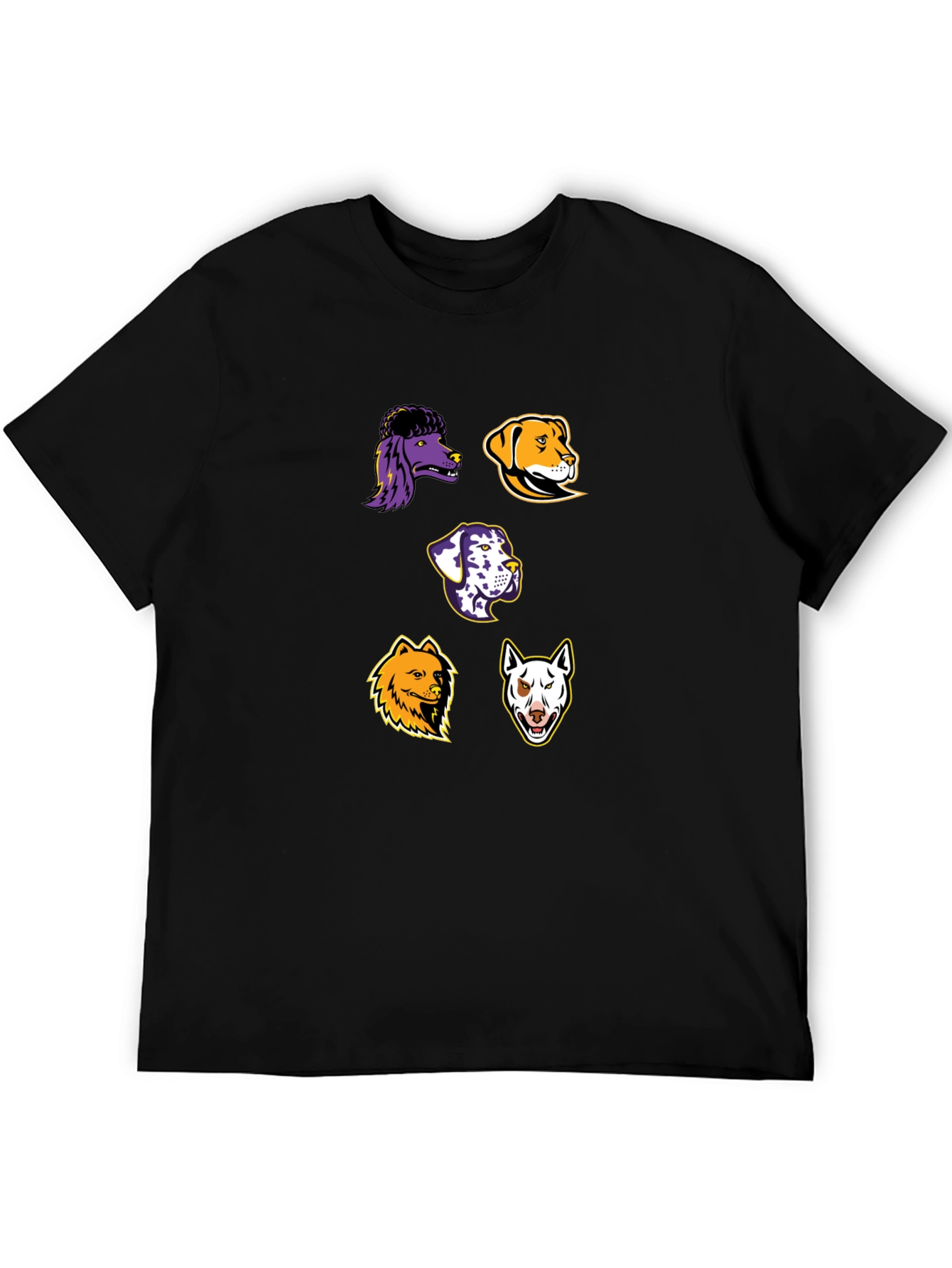 Dog Breed Graphic Print T-Shirt