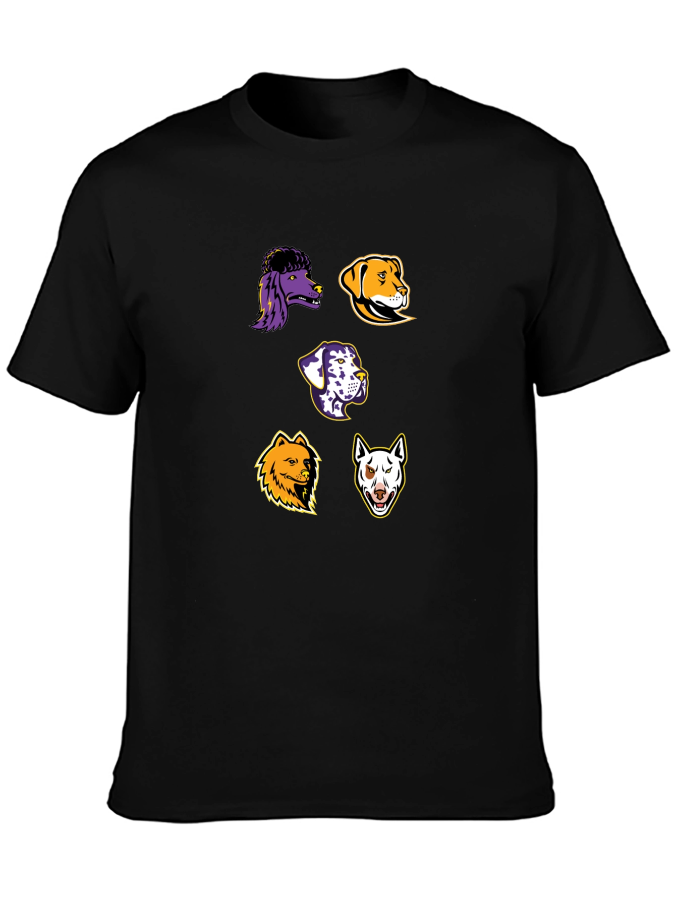 Dog Breed Graphic Print T-Shirt