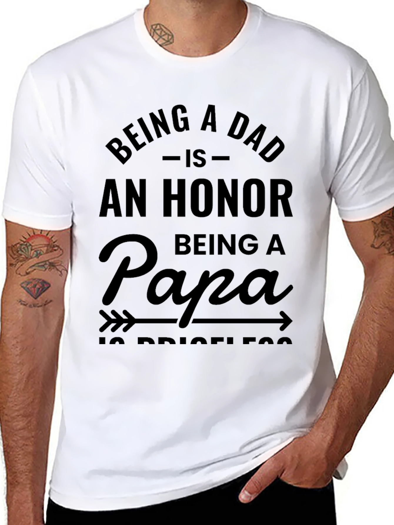 Being A Dad is An Honor T-Shirt
