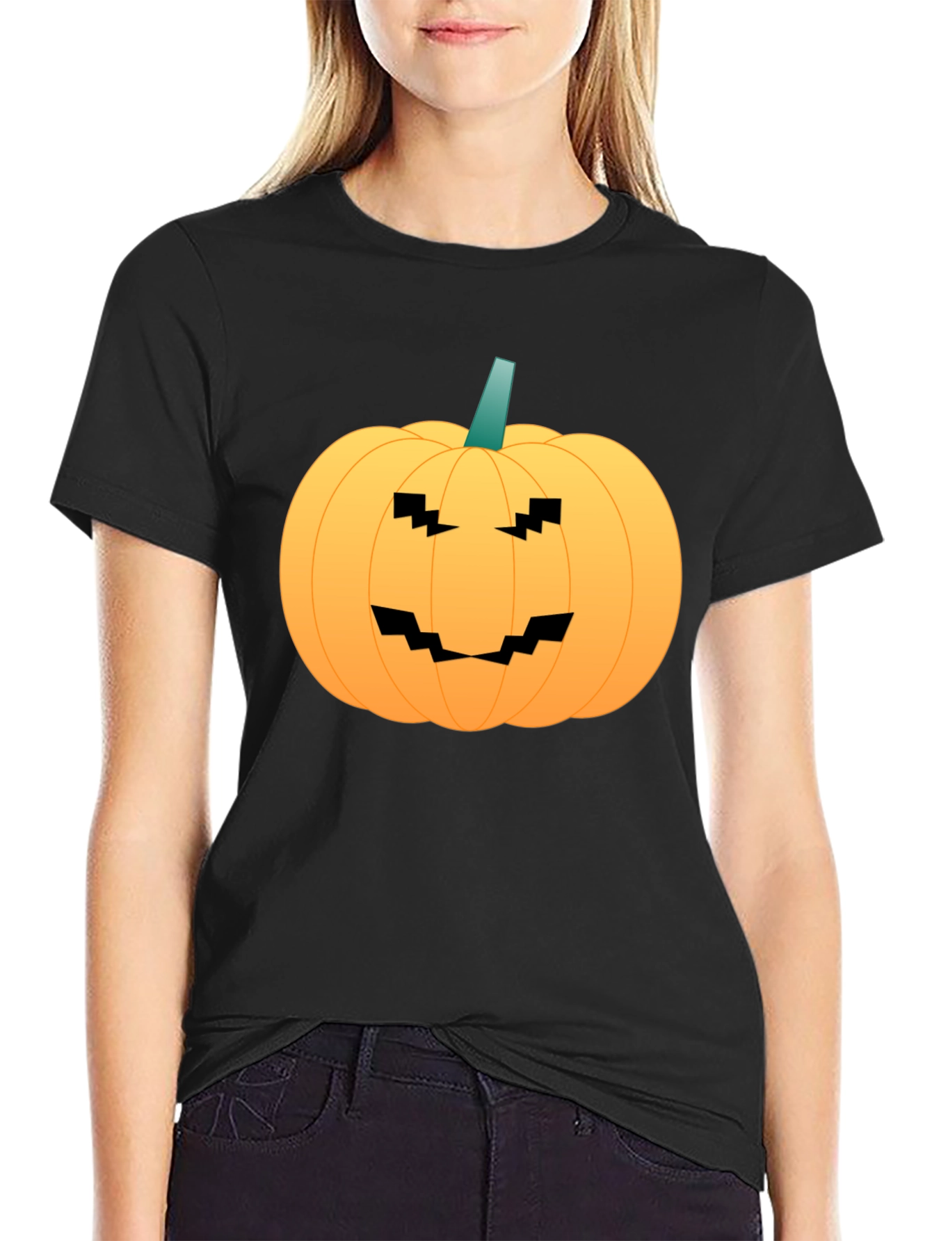 Halloween Pumpkin Graphic T-Shirt