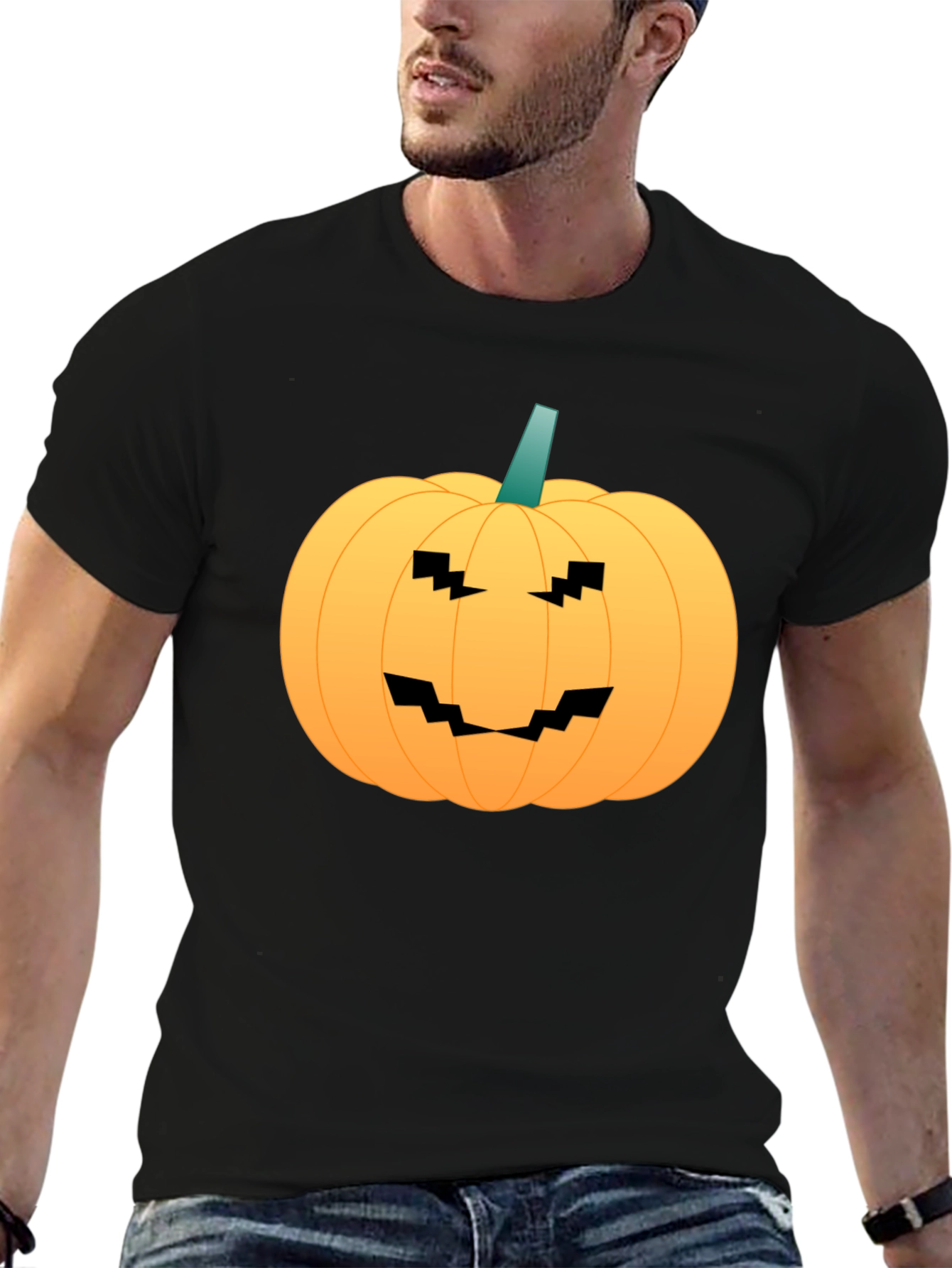 Halloween Pumpkin Graphic T-Shirt