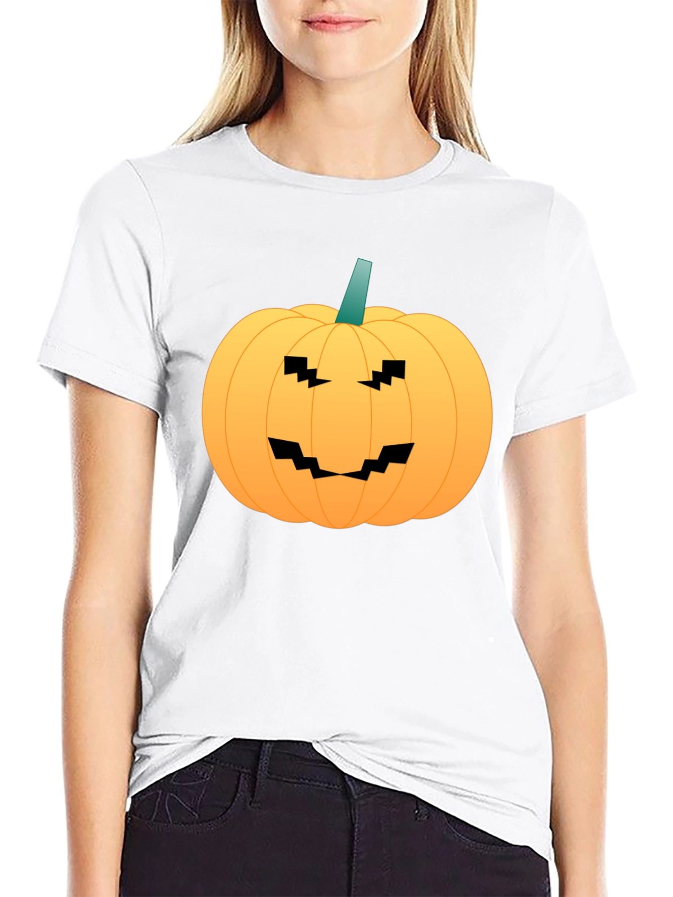 Halloween Pumpkin Graphic T-Shirt