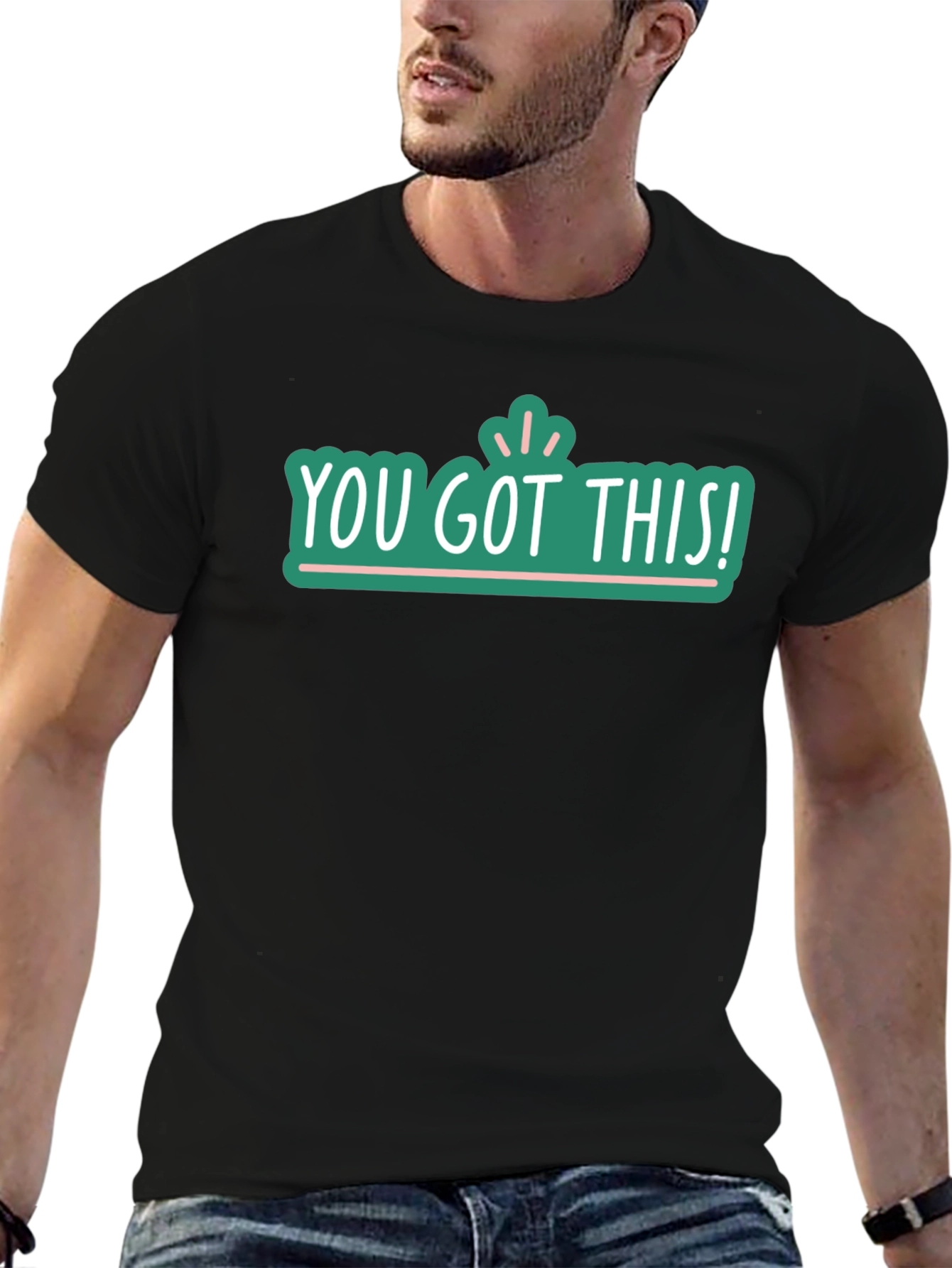 You Got This! Graphic Tee - Motivational Black T-Shirt